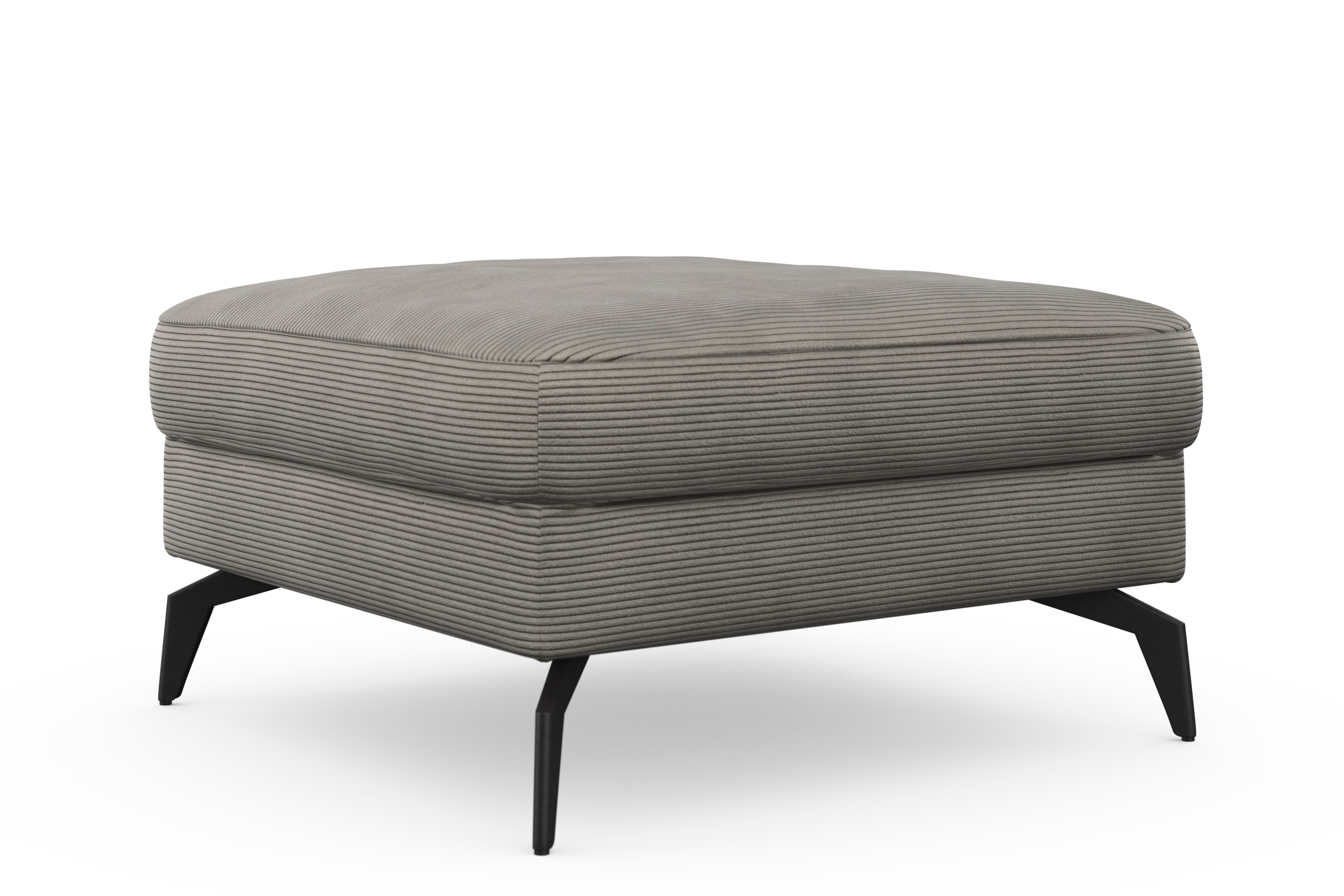 sit&more Polsterhocker »Cabana«, mit stylischen Metallfüßen