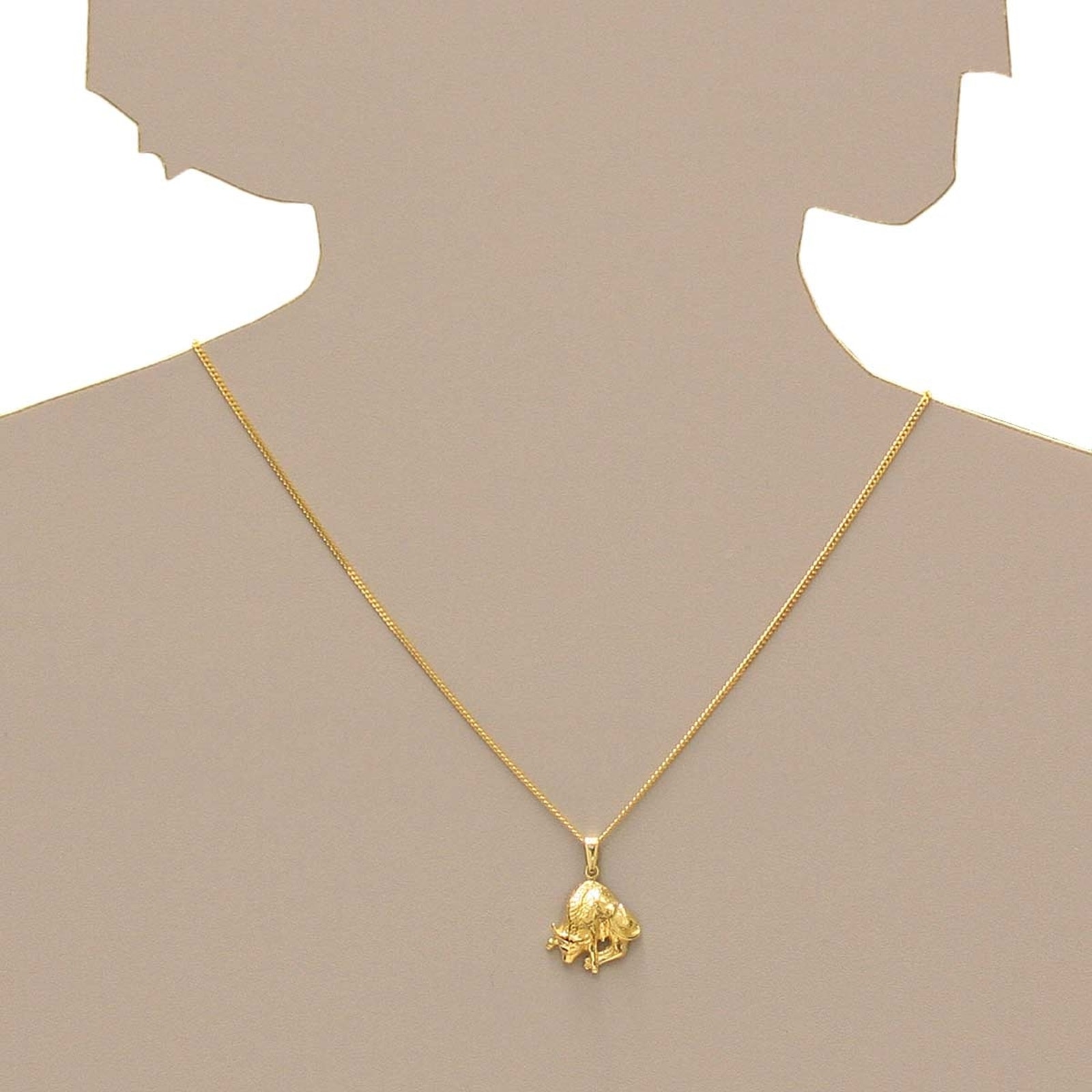 OSTSEE-SCHMUCK Kette und Anhänger Set »- Tierkreiszeichen Stier - Gold 333/000 -,«