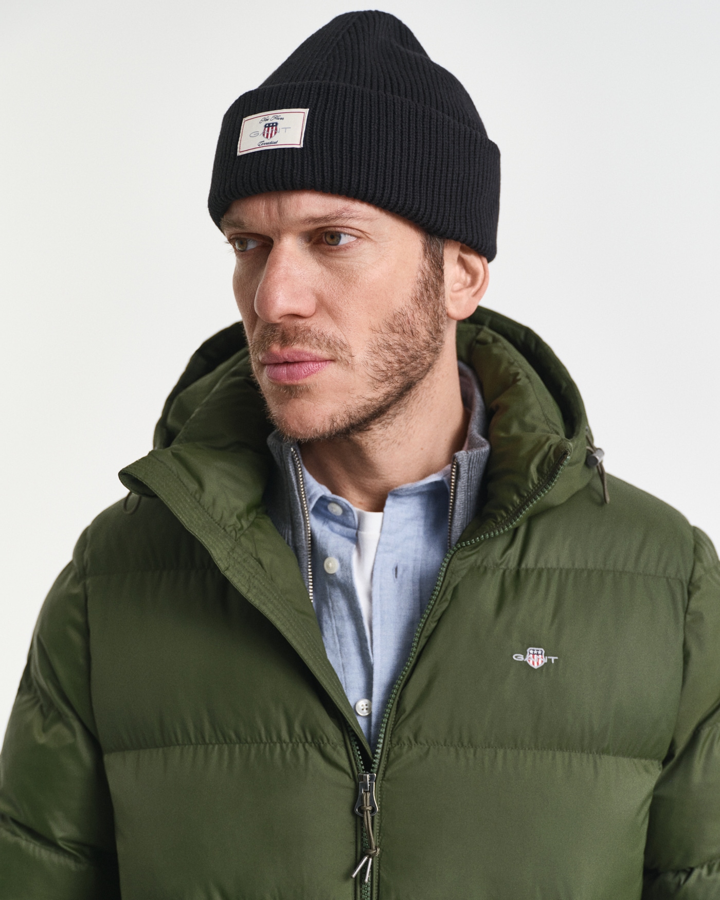 Gant Steppmantel »ACTIVE CLOUD MID LENGTH« Puffermantel, regular fit, abnehmabre Kapuze, 2-Wege-Reißverschluss