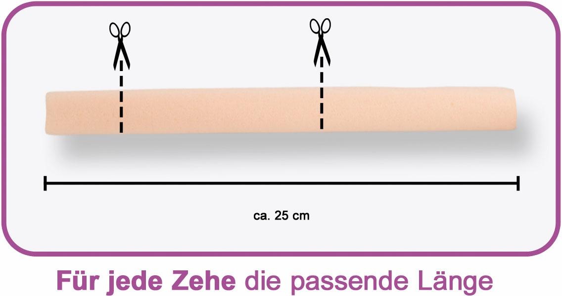 Fußgut Fußpolster »Druckschutz Schlauch«, schützt vor Verletzungen und Reibung