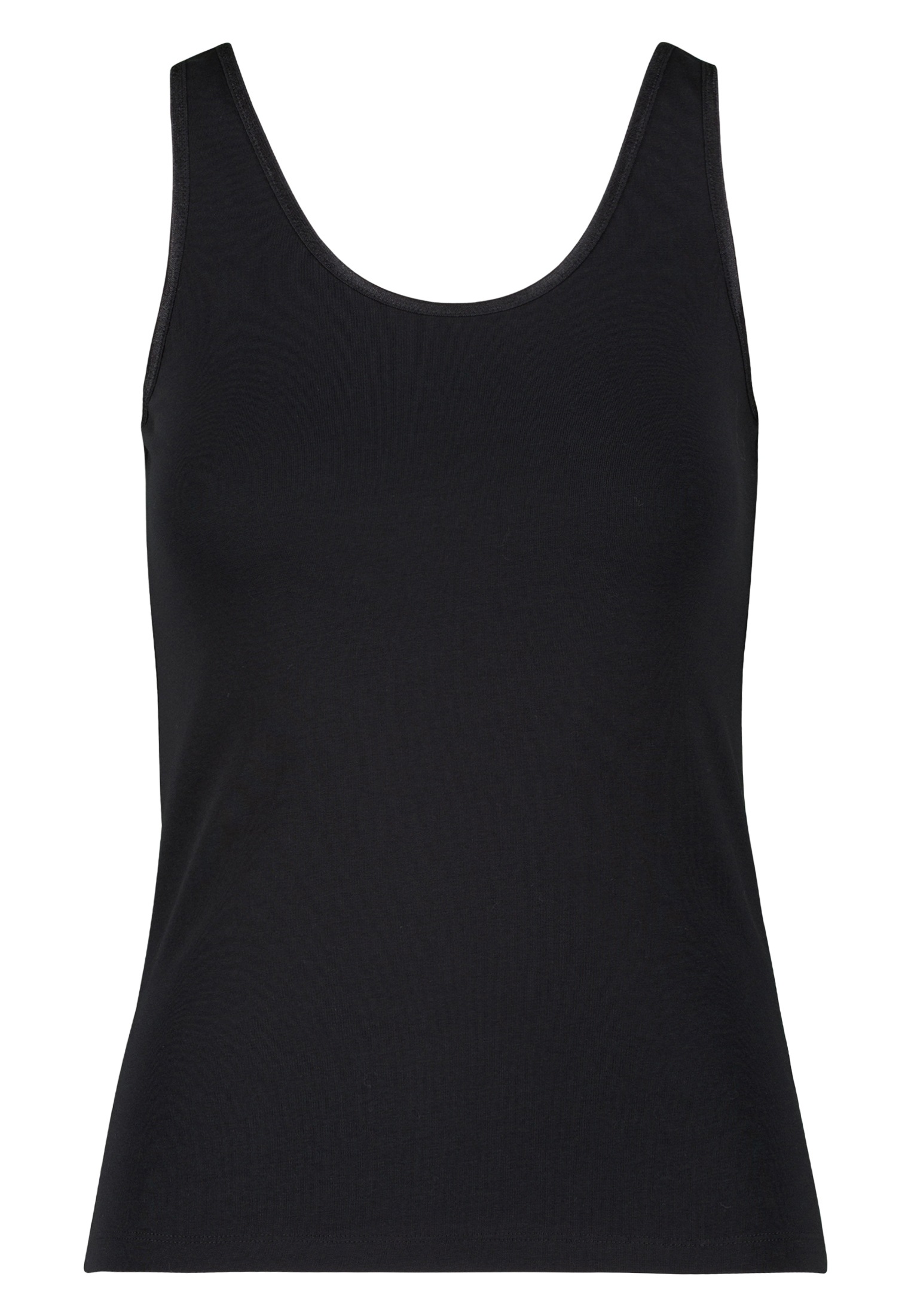 Zero Tanktop "zero Damen Baumwoll-Top mit Rundhalsausschnitt", weiteres Det günstig online kaufen