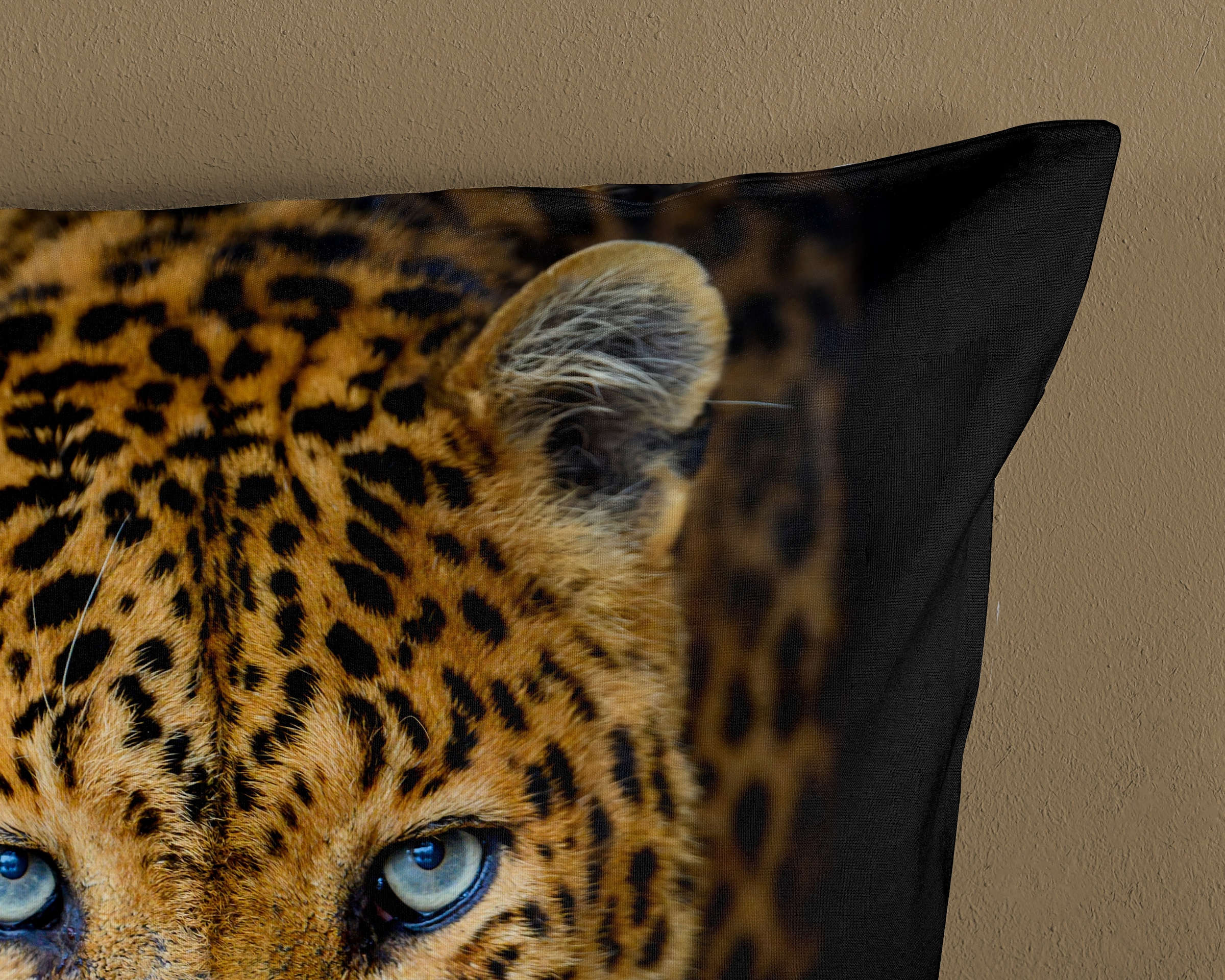 good morning Wendebettwäsche »Bonn«, Baumwolle, Renforcé, 135x200, Reißverschluss, Wende, Leopard, Schwarz