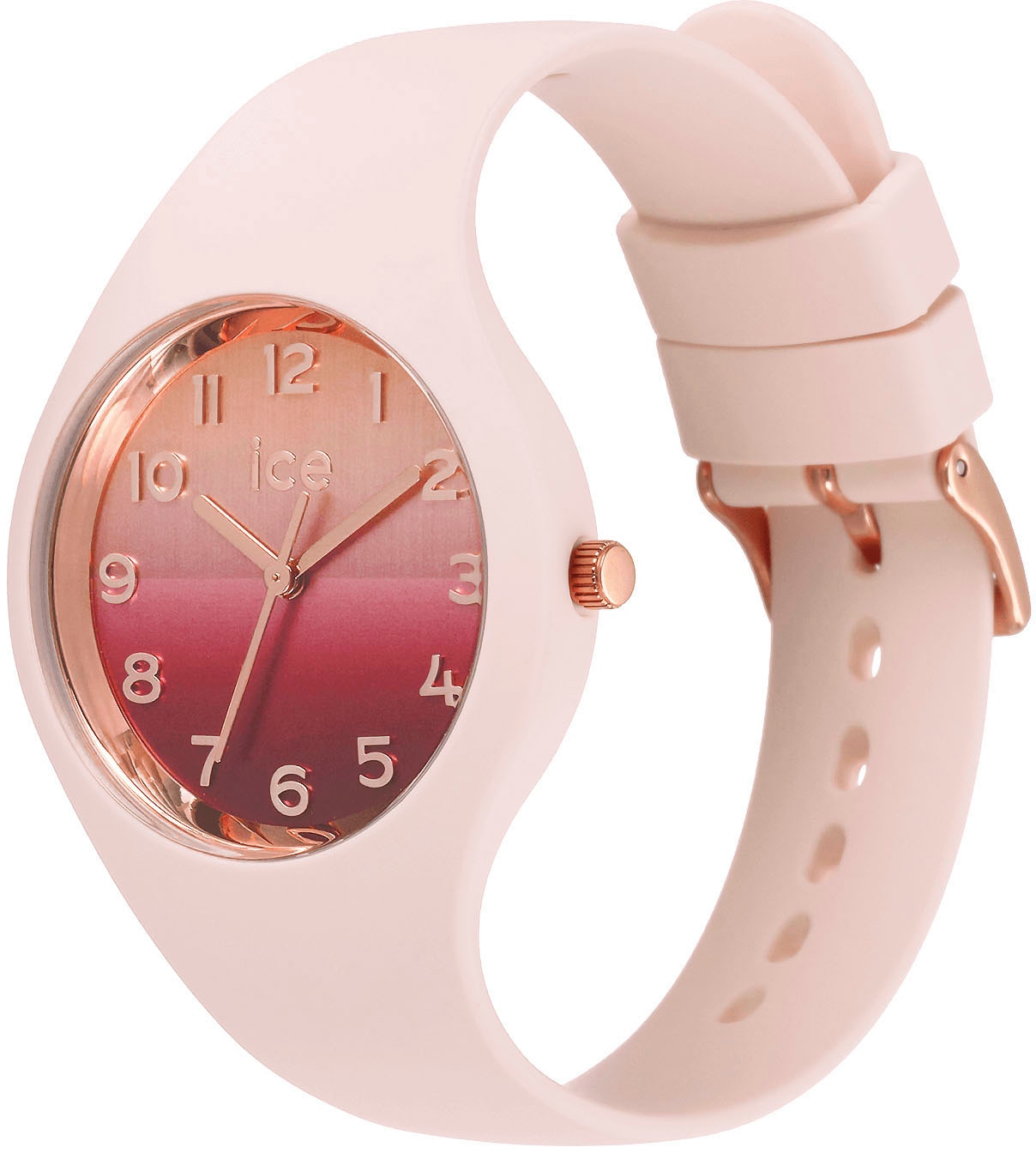 ice-watch Quarzuhr »ICE horizon - Small - 3H, 021361«, Armbanduhr, Damenuhr, analog, Silikonarmband