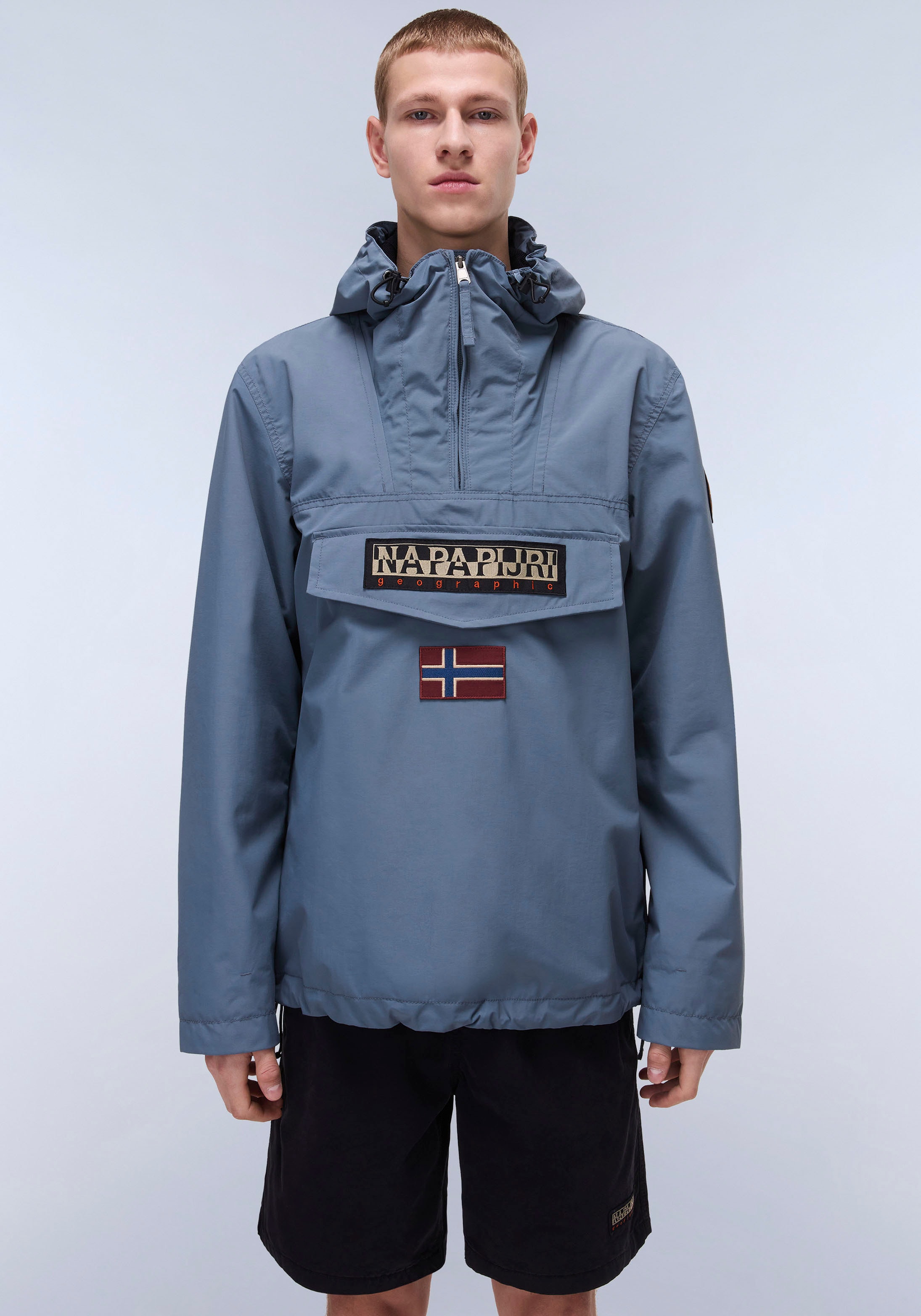 Napapijri "RAINFOREST M SUM 3" mit Kapuze Mit verstellbarem Gummizug und ve günstig online kaufen