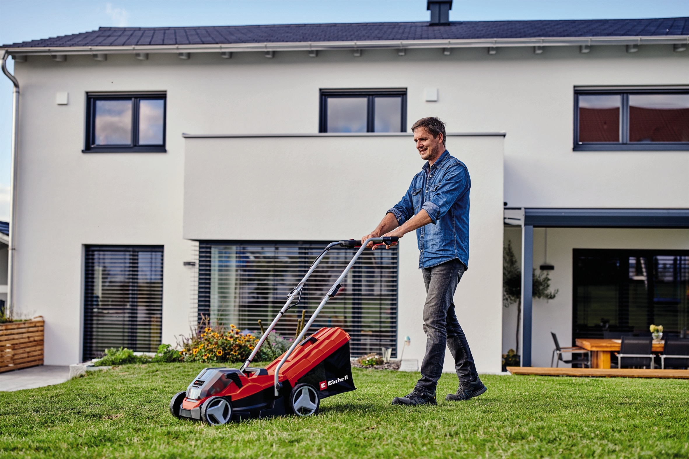 Einhell Akkurasenmäher »GE-CM 36/33 Li SET« mit 2 Akkus und Ladegerät