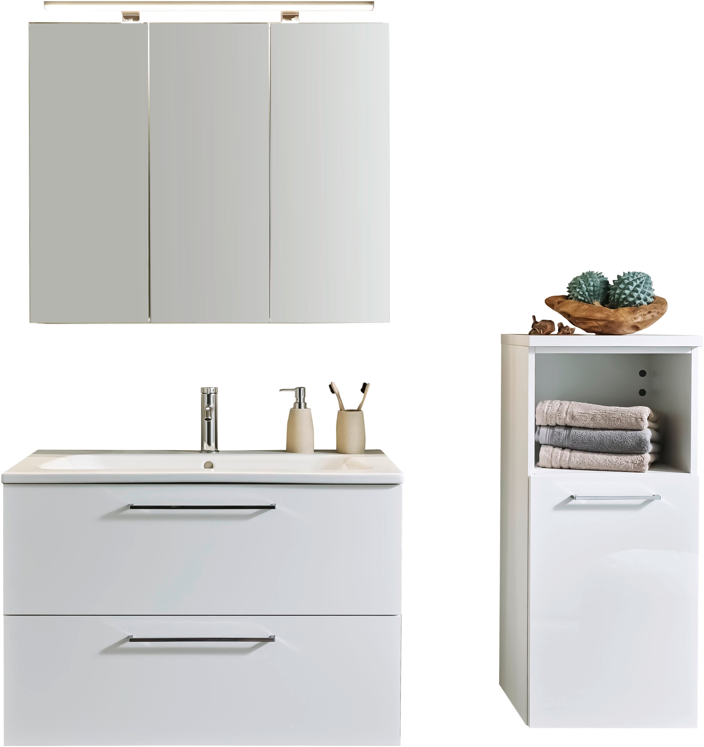 Nolte SPA Badmöbel-Set "Lux - Badmöbel-Set" Komplett-Set, Spiegelschrank, K günstig online kaufen