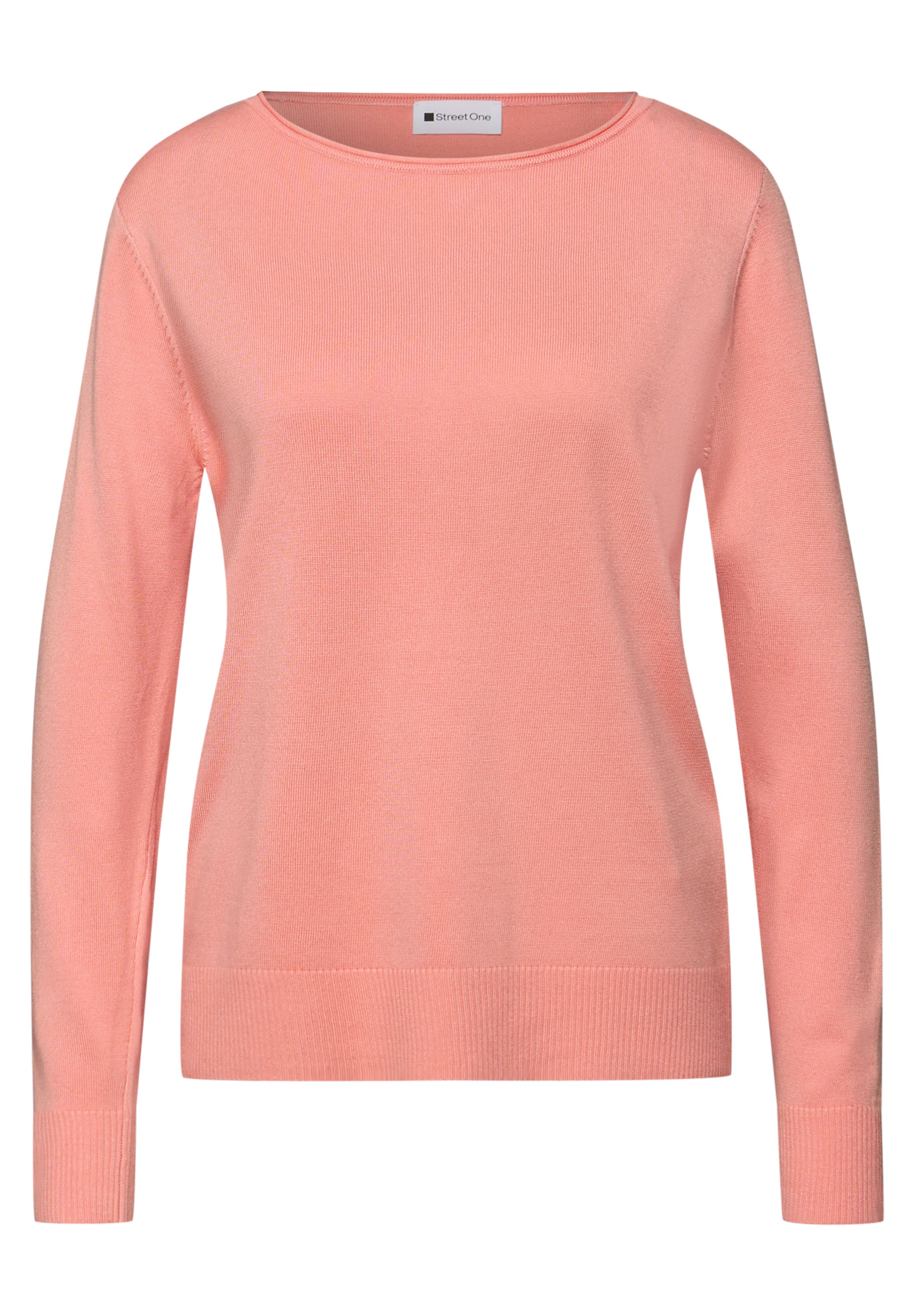 STREET ONE Longpullover mit Strick-Detail