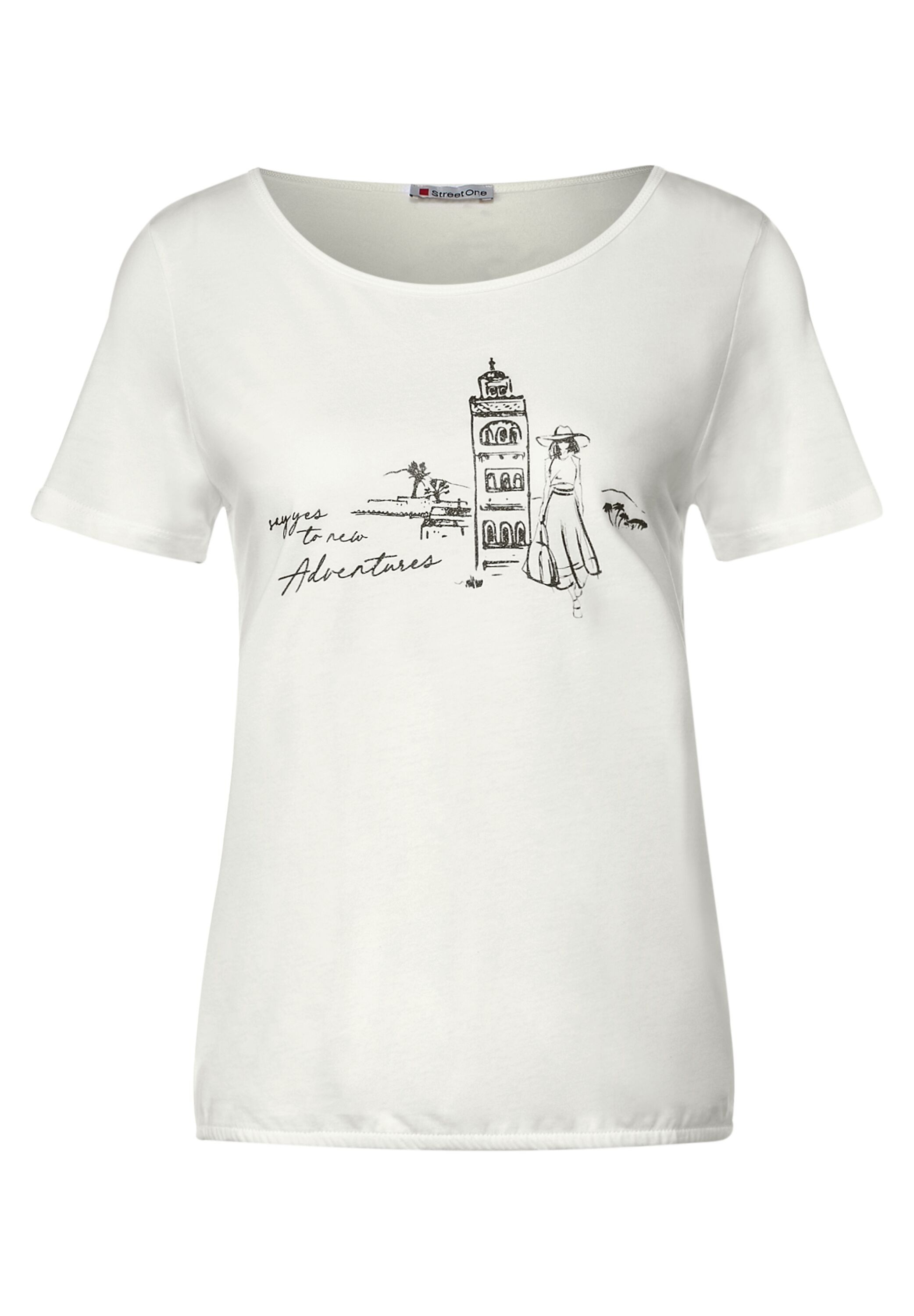 STREET ONE T-Shirt, mit Rundhalsausschnitt kaufen | BAUR