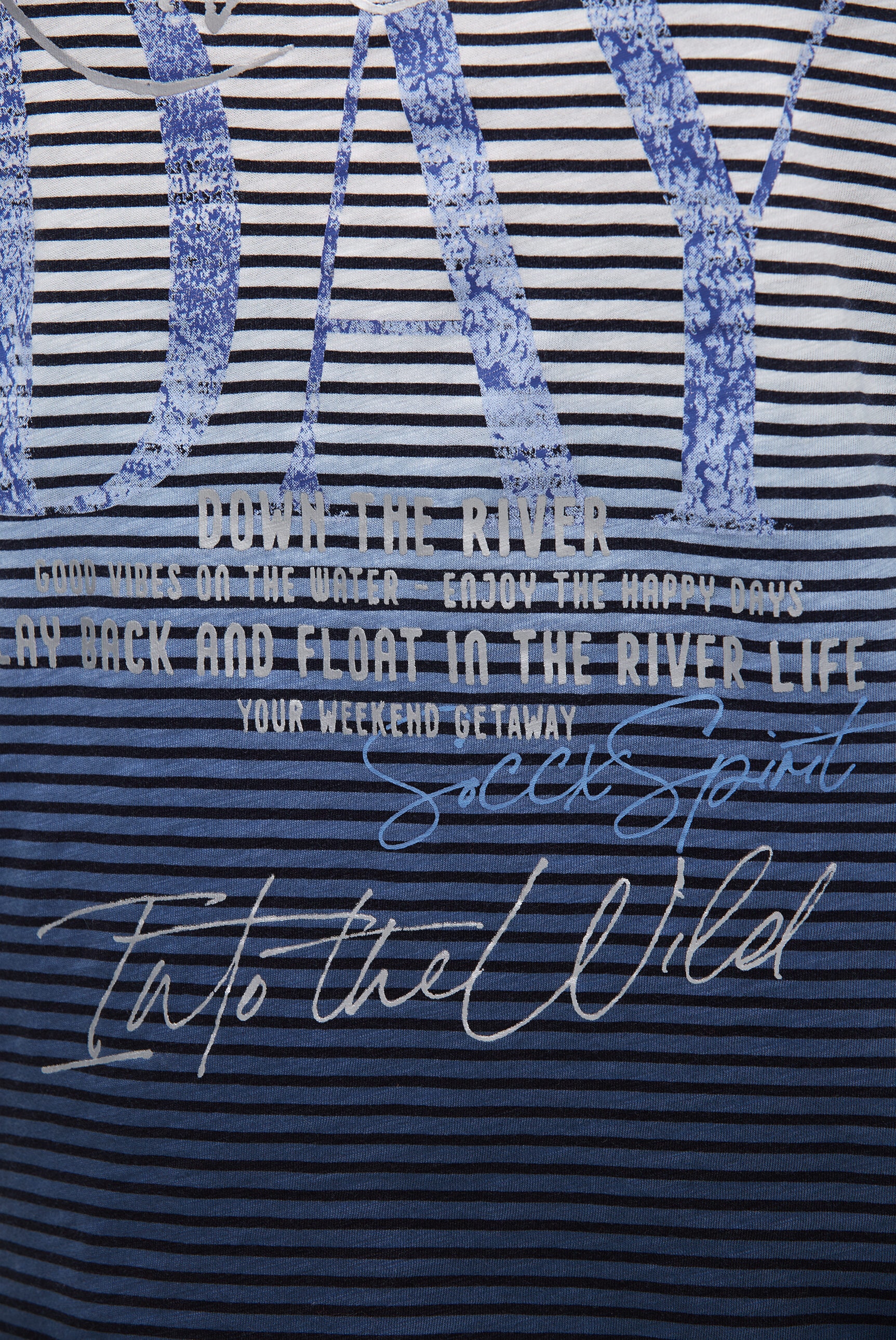 SOCCX Rundhalsshirt mit Farbverlauf