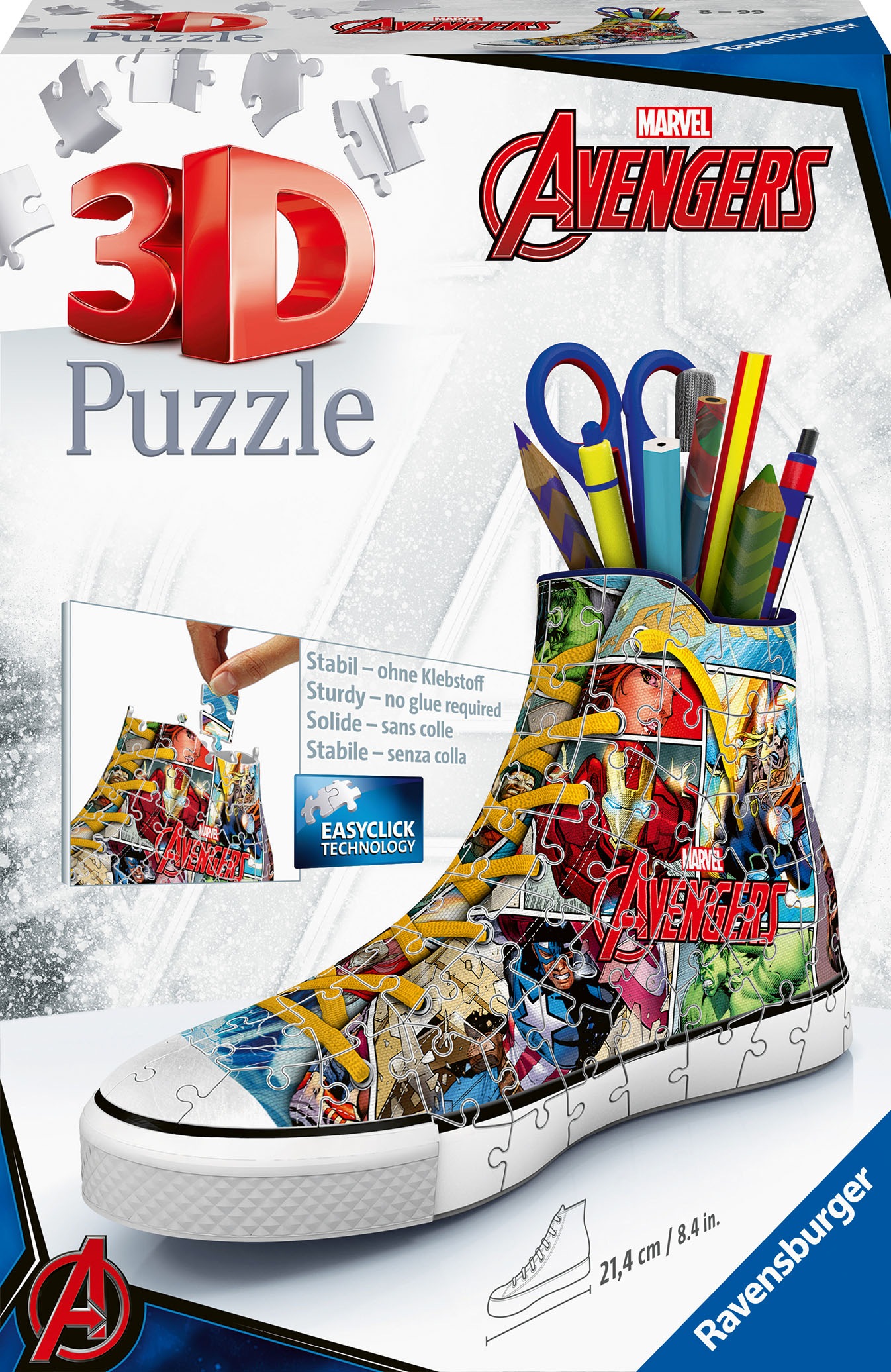 3D-Puzzle »Sneaker Avengers«, Made in Europe, FSC® - schützt Wald - weltweit