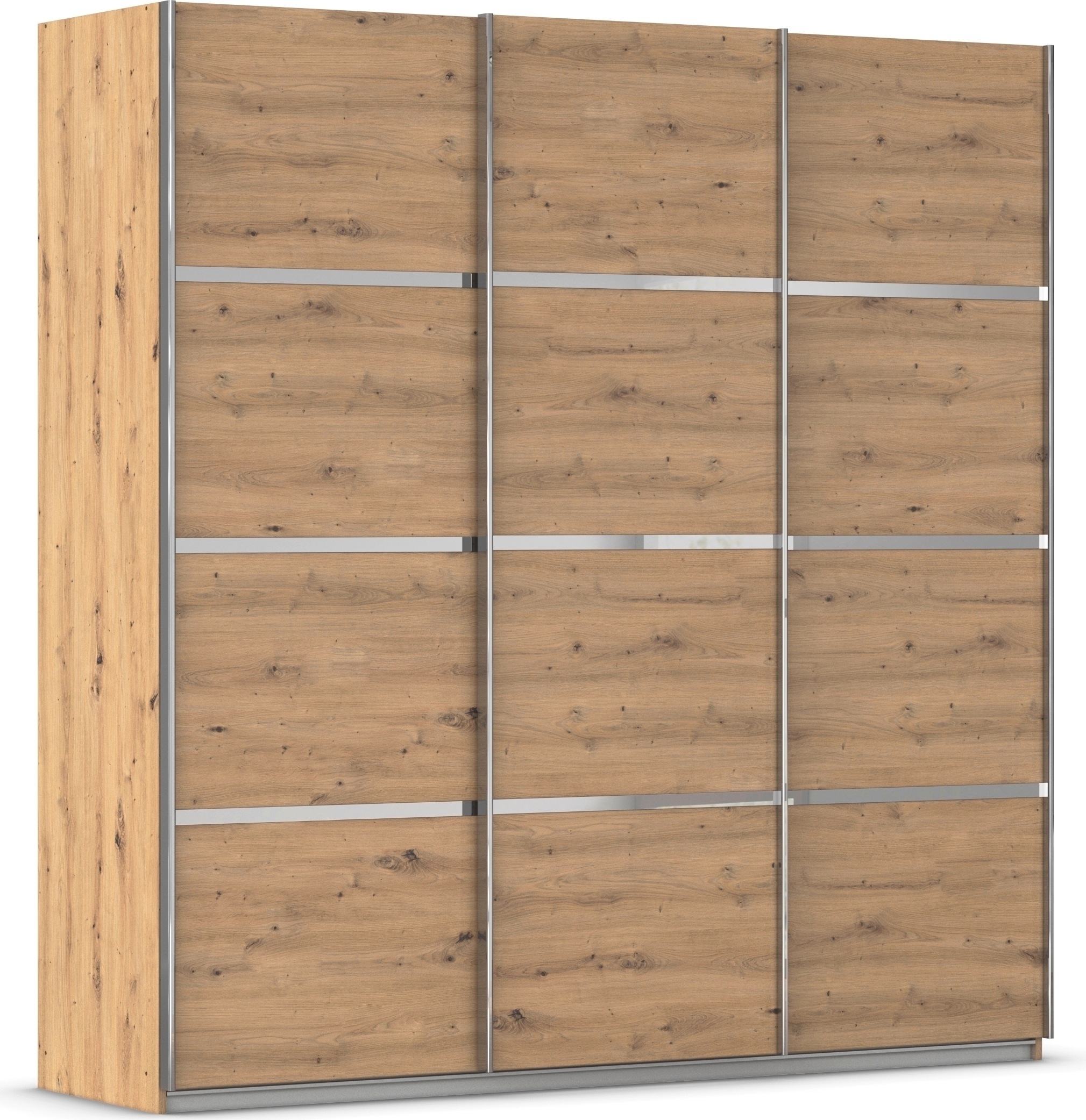 OTTO home Kleiderschrank "Mehrzweckschrank Aktenschrank Möbel Mietswohnung Schlafzimmer AVOLA" 3 verschiedene Ausstattungen BASIC/CLASSIC/PREMIUM (inkl. SOFT-CLOSE), mit eleganten Zierleisten in Chrom, Schwarz oder Weiß MADE IN GERMANY