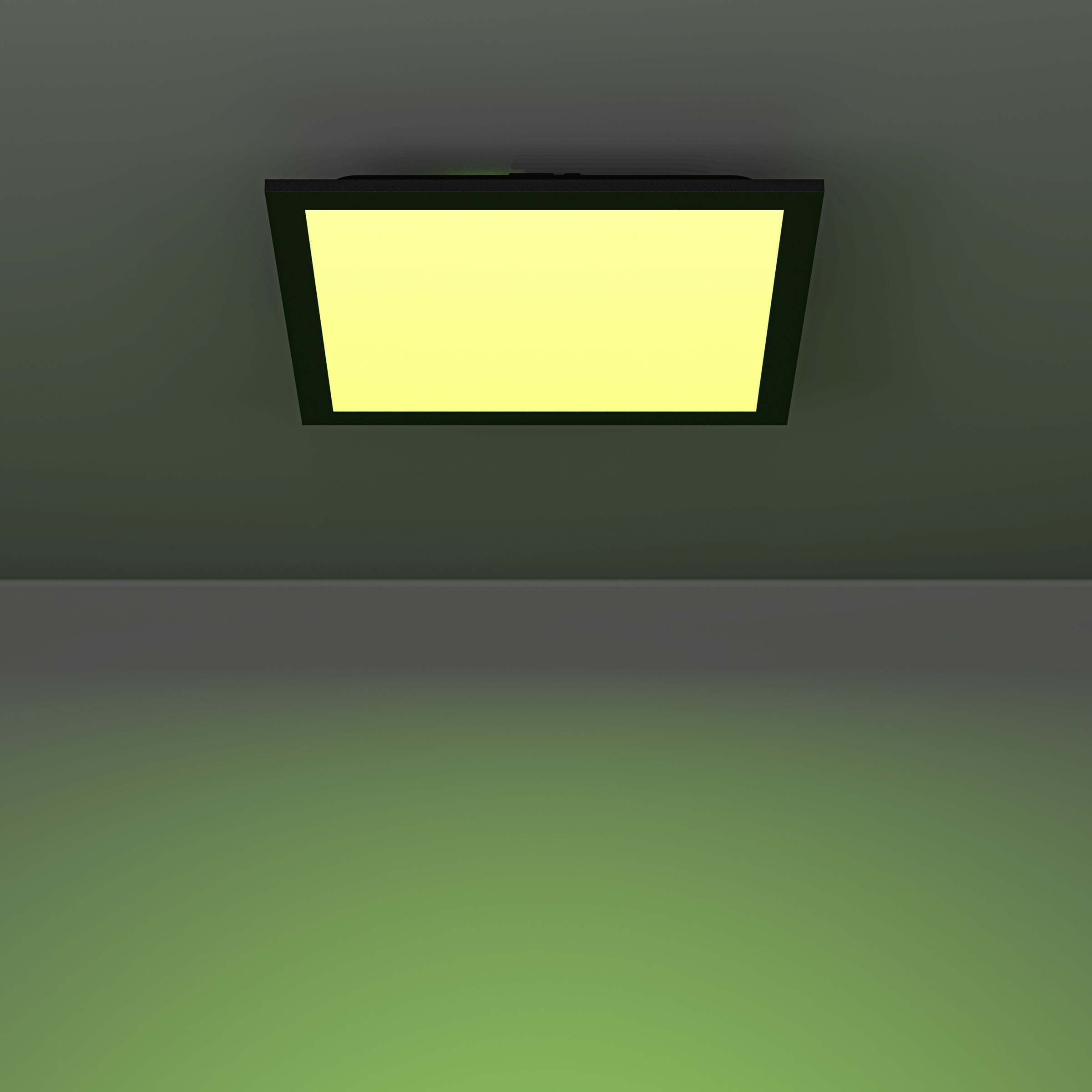 EGLO LED Deckenleuchte »MORADILLO-Z Deckenlampe - Stahl - LED - 14W - IP20« LED-Modul 1 Stk. Kaltweiß | Neutralweiß | RGB | Warmweiß Wohzimmerlampe, Esszimmerlampe, Schlafzimmer, L29,5 x B29,5 x H6,1 cm