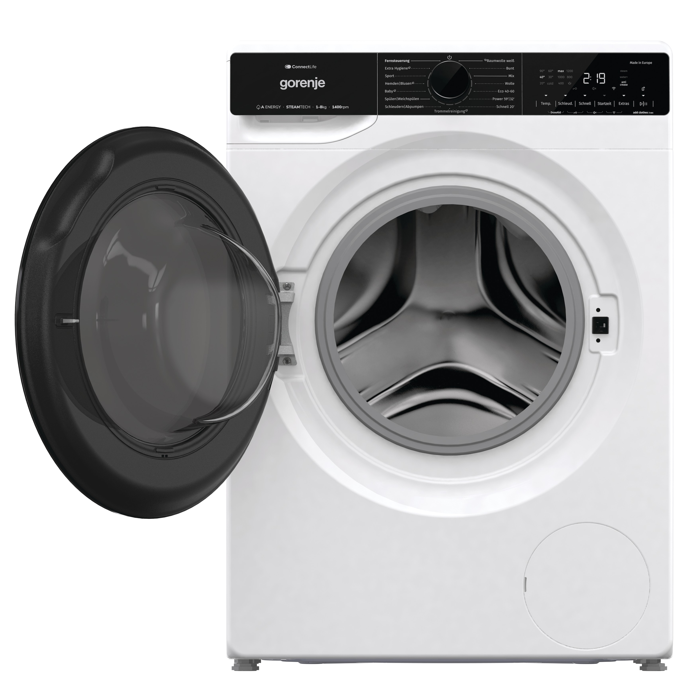 GORENJE Waschmaschine »WPNA84A2TS«, 8 kg, 1400 U/min, Energieklasse A-20%