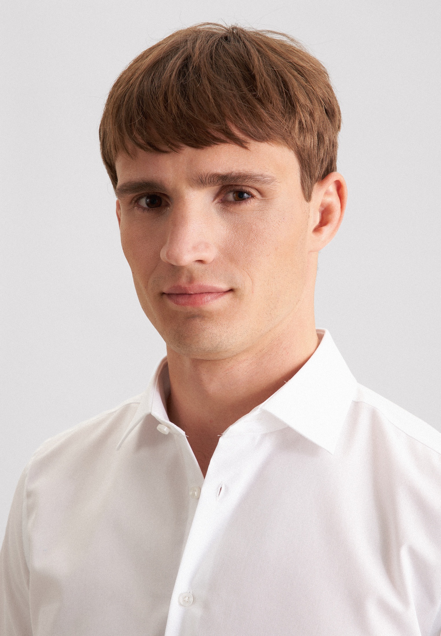 Thumbnail - seidensticker Businesshemd "Schwarze Rose" Shaped 1/1 Extra lang Kentkragen Uni