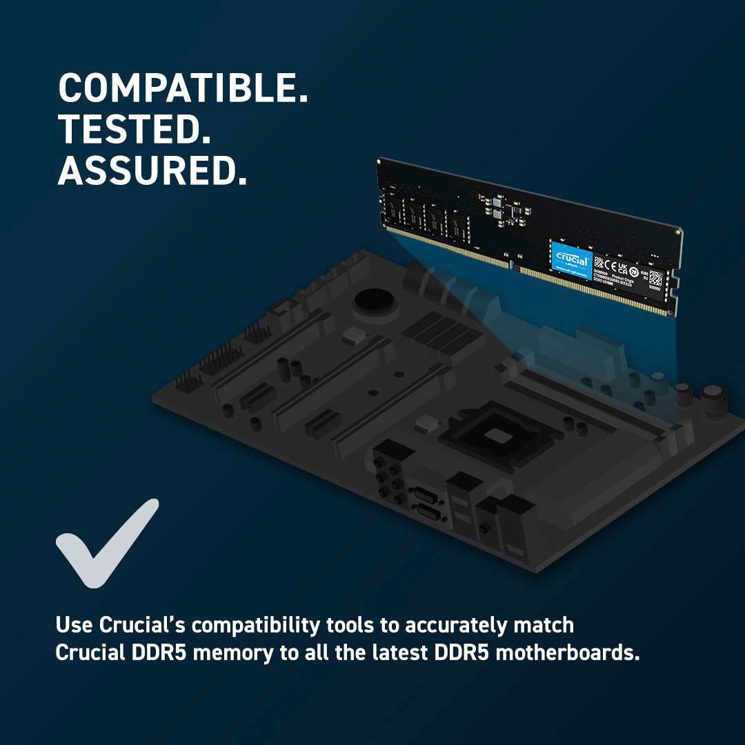 Crucial Arbeitsspeicher »16GB DDR5-5600 UDIMM«