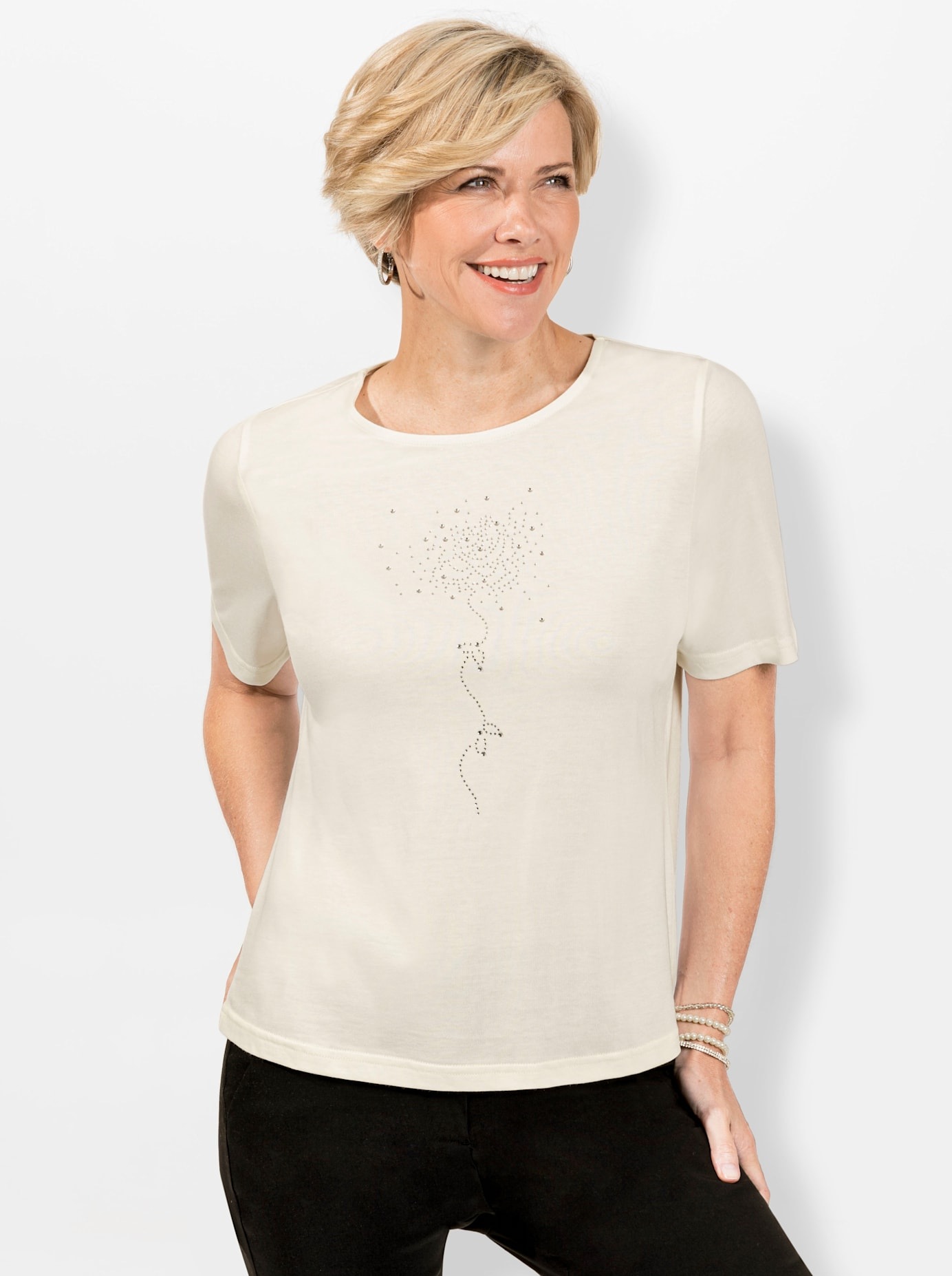 Lady Kurzarmshirt »Shirt«, (1 tlg.)