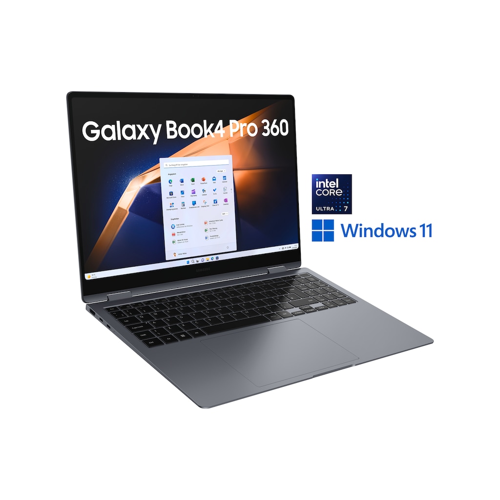 Samsung Convertible Notebook »NP960Q Galaxy Book4 Pro 360 16''«, 40,6 cm, / 16 Zoll, Intel, Core Ultra 7, 1024 GB SSD