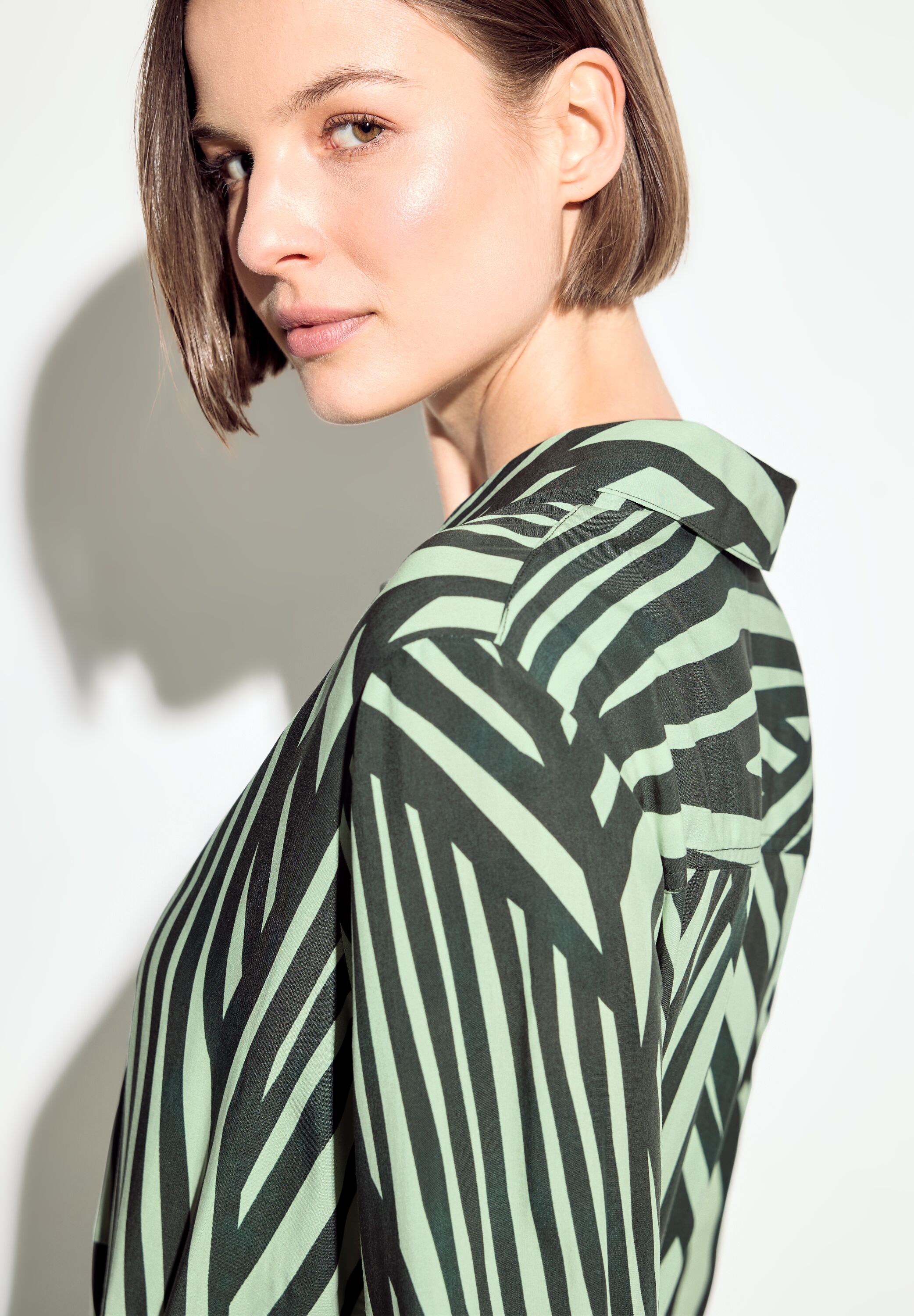 Thumbnail - Cecil Midikleid Ohne Taschen mit Bindegürtel zum Taillieren