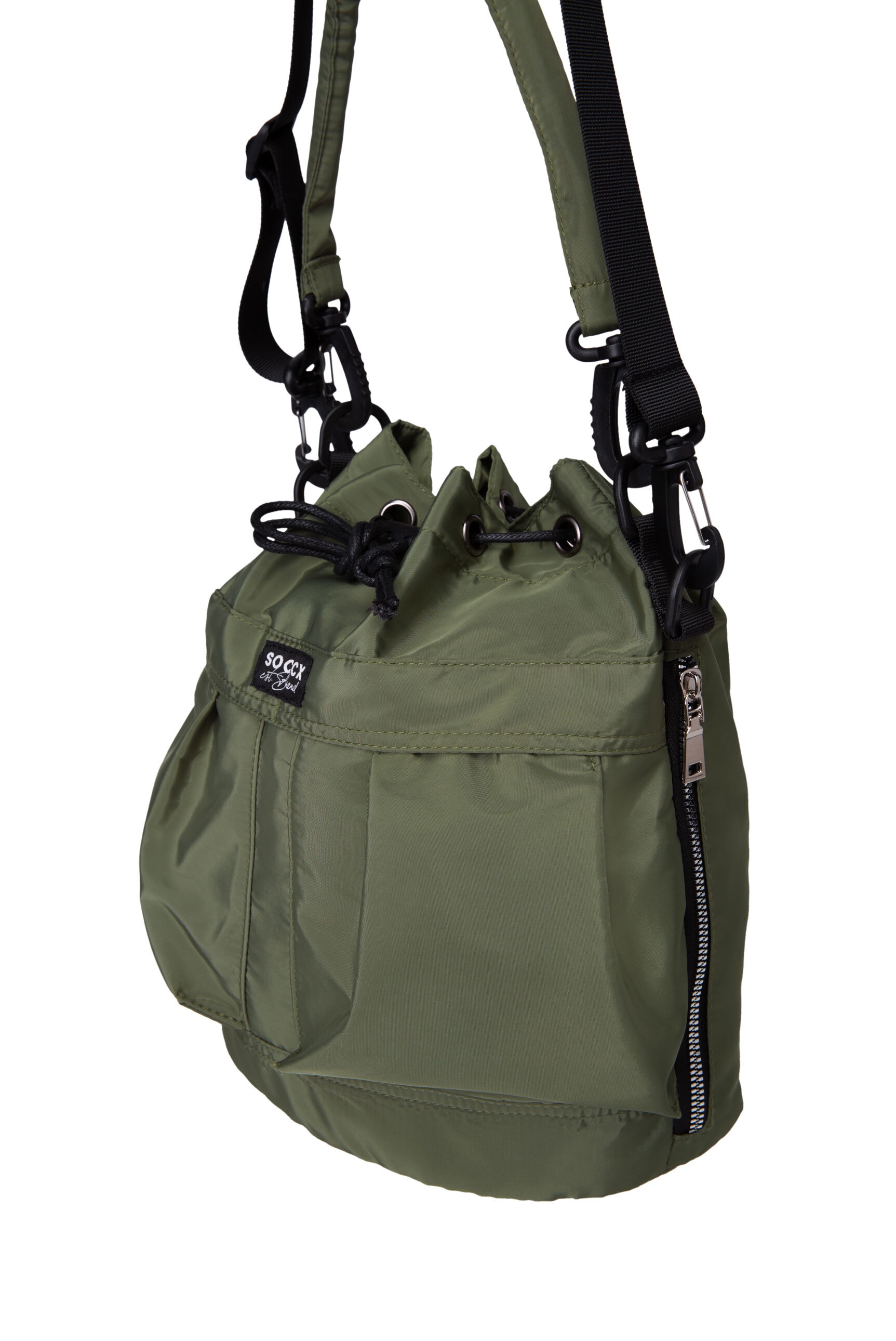 SOCCX Beuteltasche, mit vielen Innenfächern