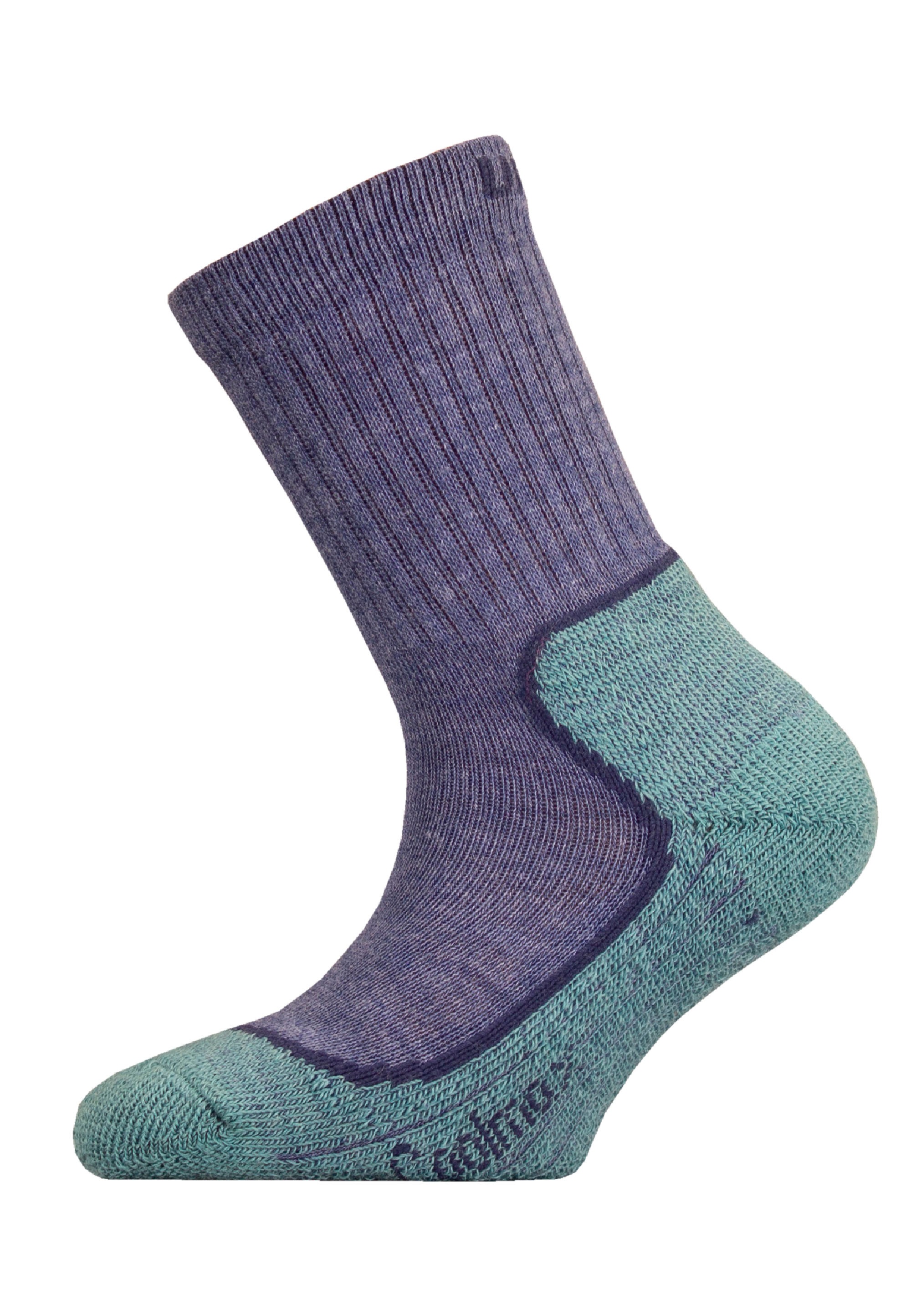 UPHILLSPORT Jungen Socken "KEVO JR", Gr. 31, blau, 40% Polyester, 28% Wolle, 20% Polypropylen, 11% Polyamid, 1% Elasthan, unifarben, Socken, mit