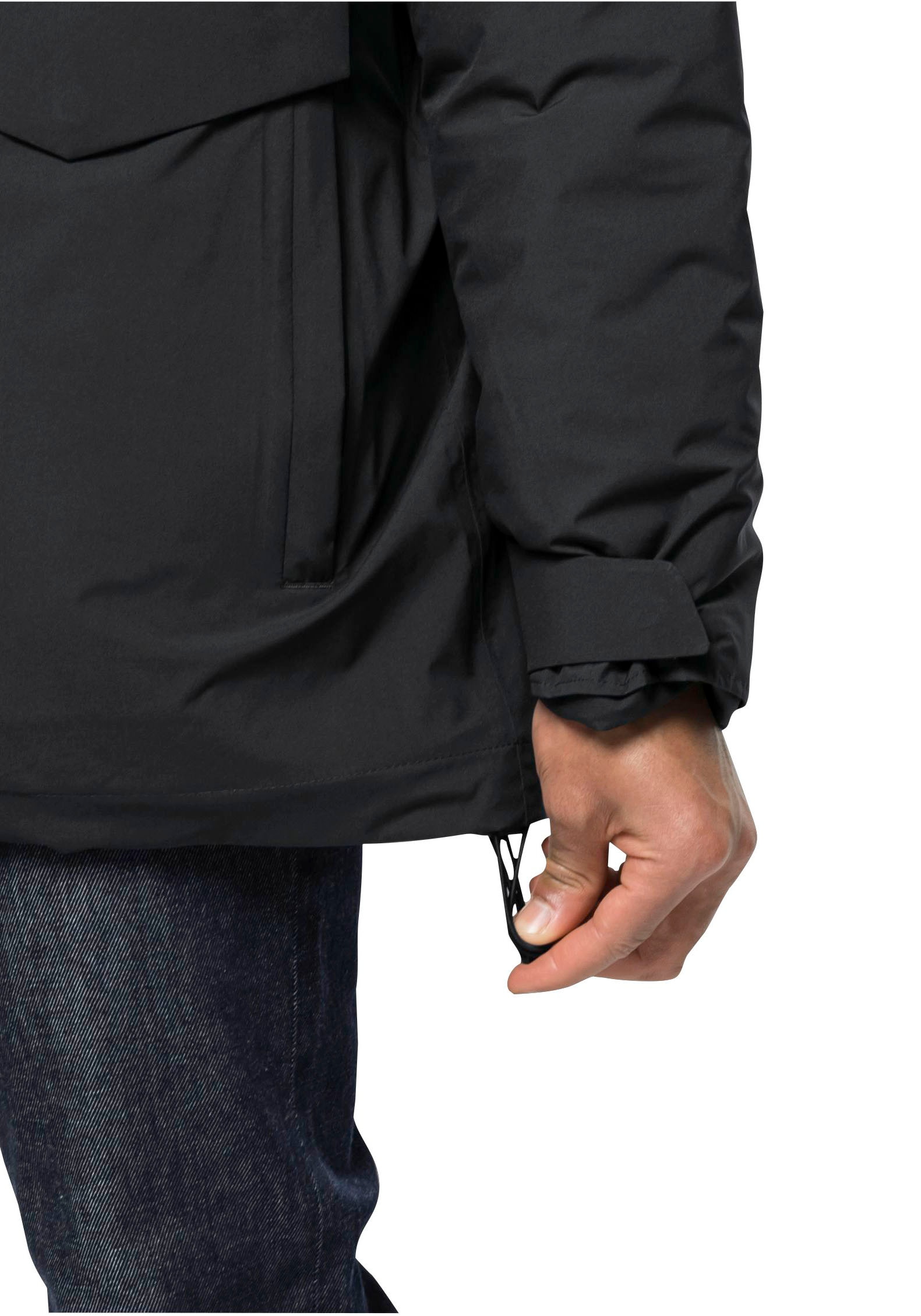 Jack Wolfskin Funktionsparka »KOENIGSBAU«, mit Kapuze, Winterjacke mit Kunstfaserfüllung