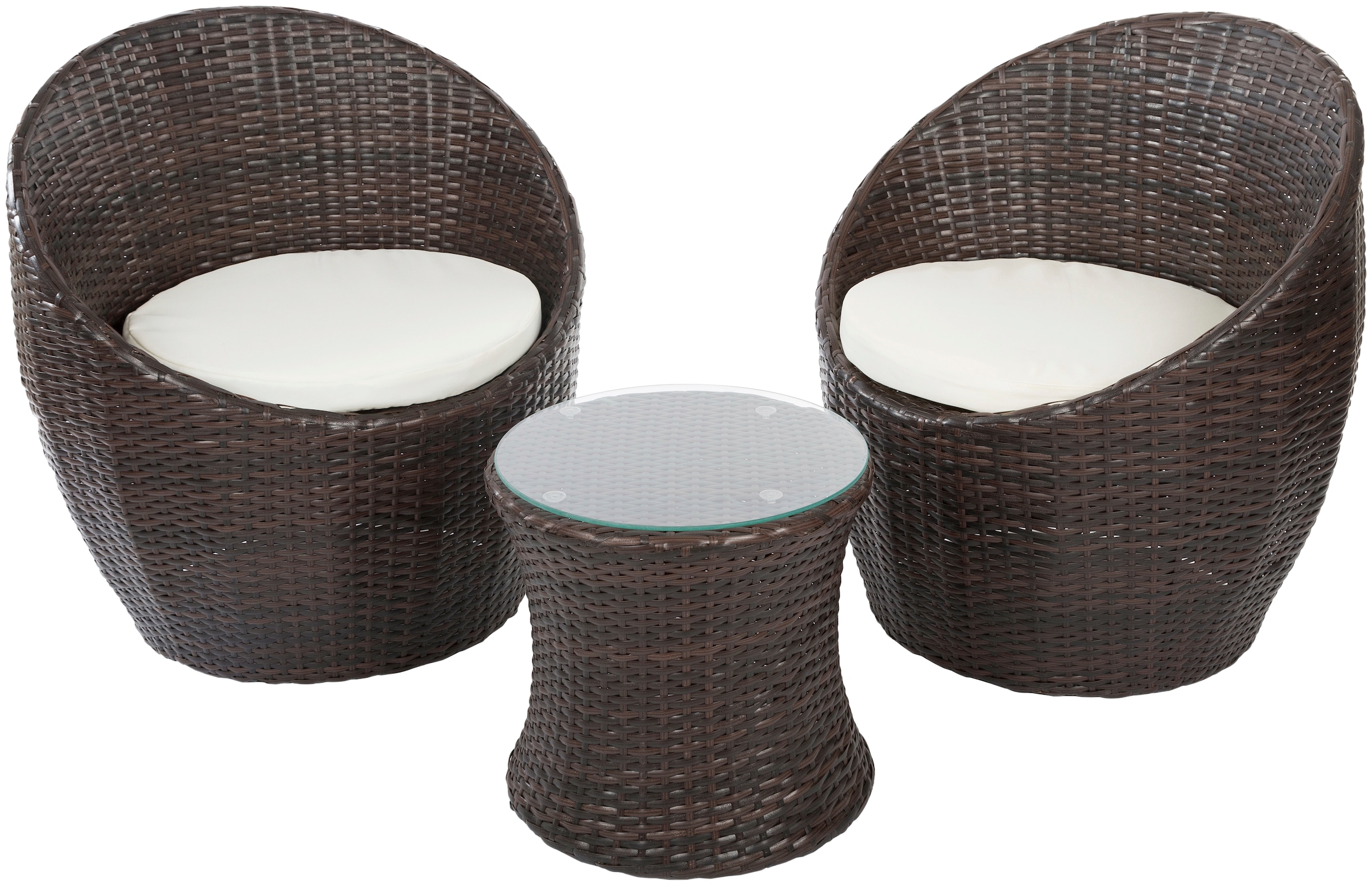my Flair Gartenlounge-Set 3 Stk. tlg. 2 Stühle, 1 Tisch günstig online kaufen