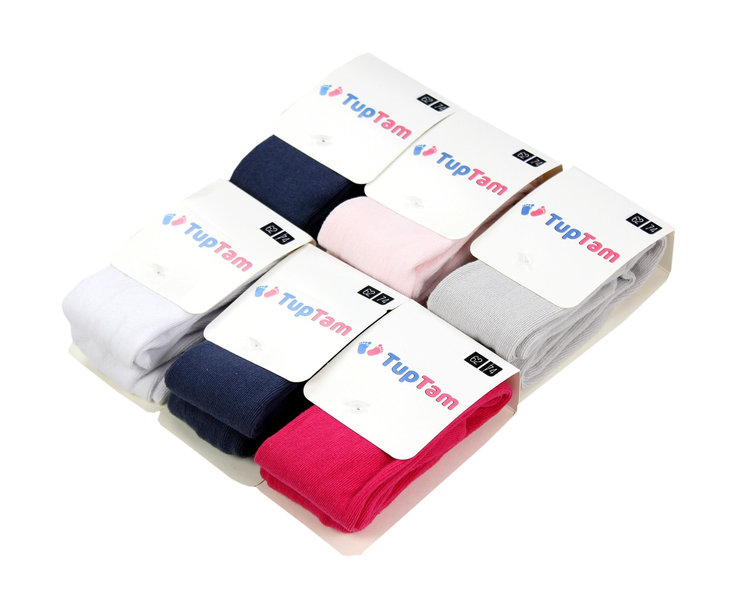 TupTam Strickstrumpfhose »Strumpfhose Mädchen Strickstrumpfhosen Bunt Gemustert 6er Pack«