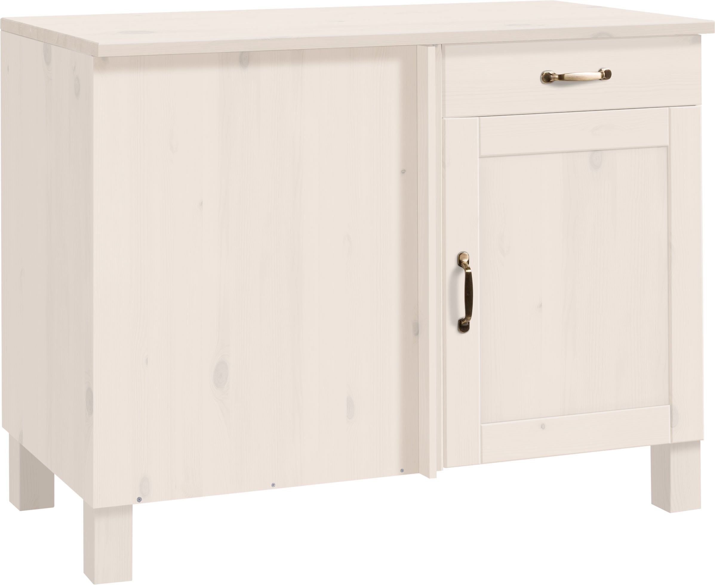 Home affaire Eckunterschrank "Alby" Breite 110 cm, 1 Tür und 1 Schublade