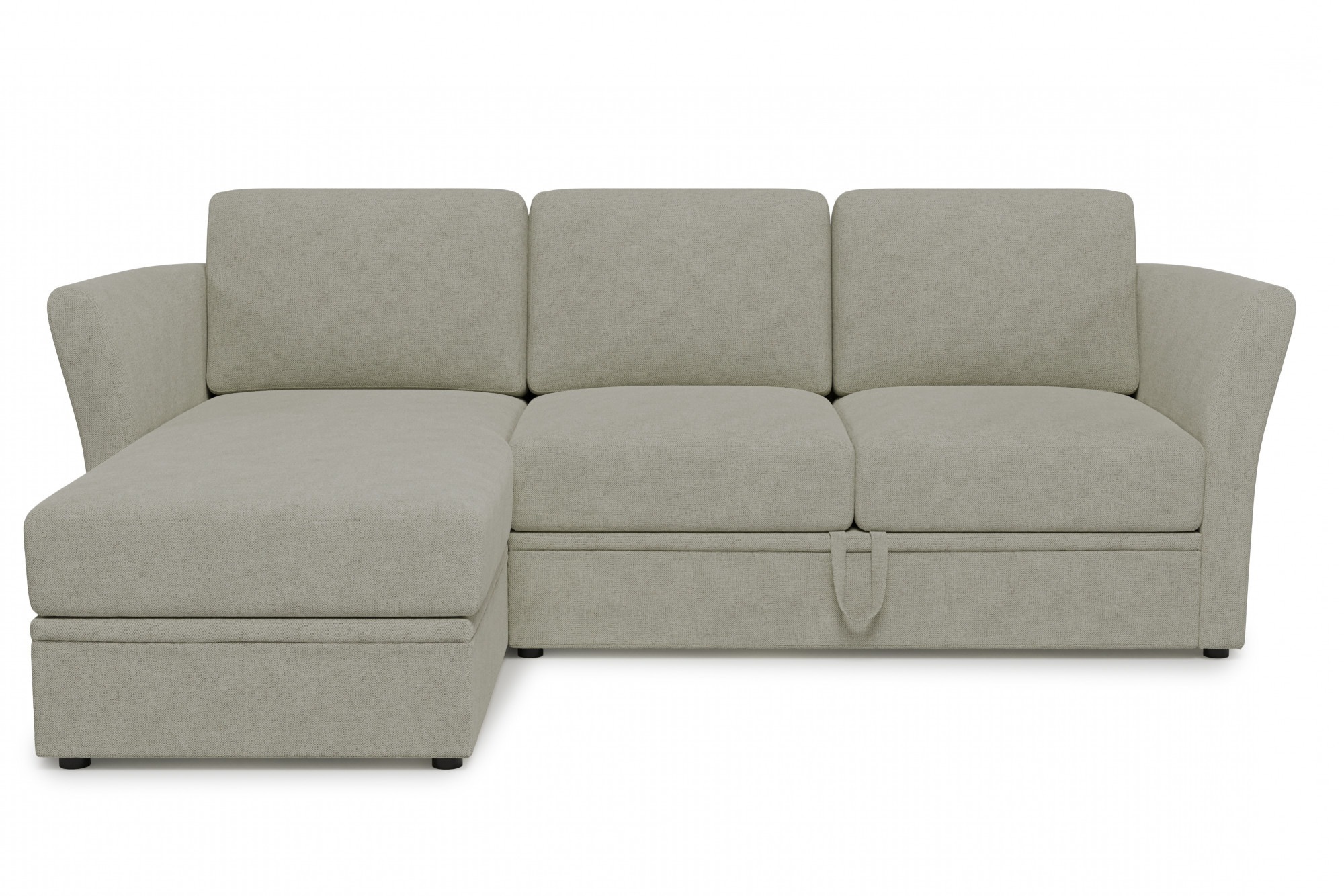 Home affaire Ecksofa »Lavars, L-Form, Schlafsofa«, mit Bettfunktion und Stauraum, in zwei verschiedenen Bezugsqualitäten