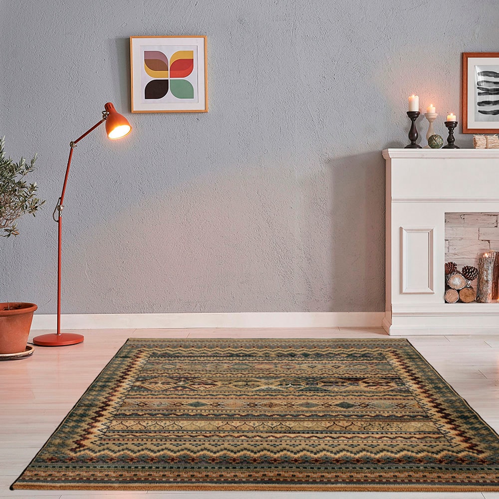 THEKO Läufer »Gabiro 416«, rechteckig, 10 mm Höhe, Teppich-Läufer, Kurzflor, Orient Optik, ideal im Flur & Schlafzimmer
