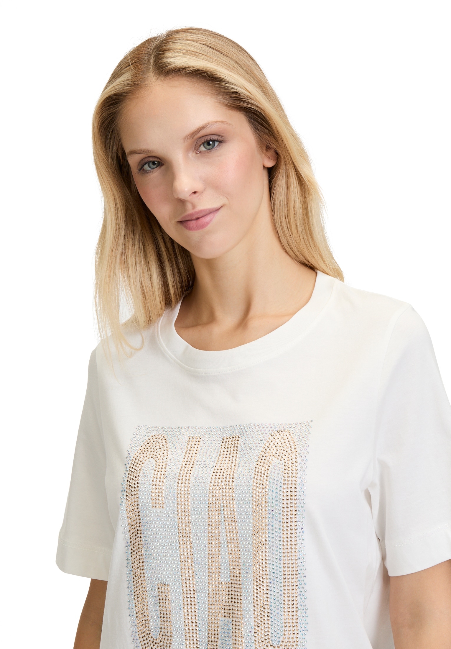 Cartoon Kurzarmshirt »Cartoon Printshirt mit Rundhalsausschnitt«, (1 tlg.), Hotfix