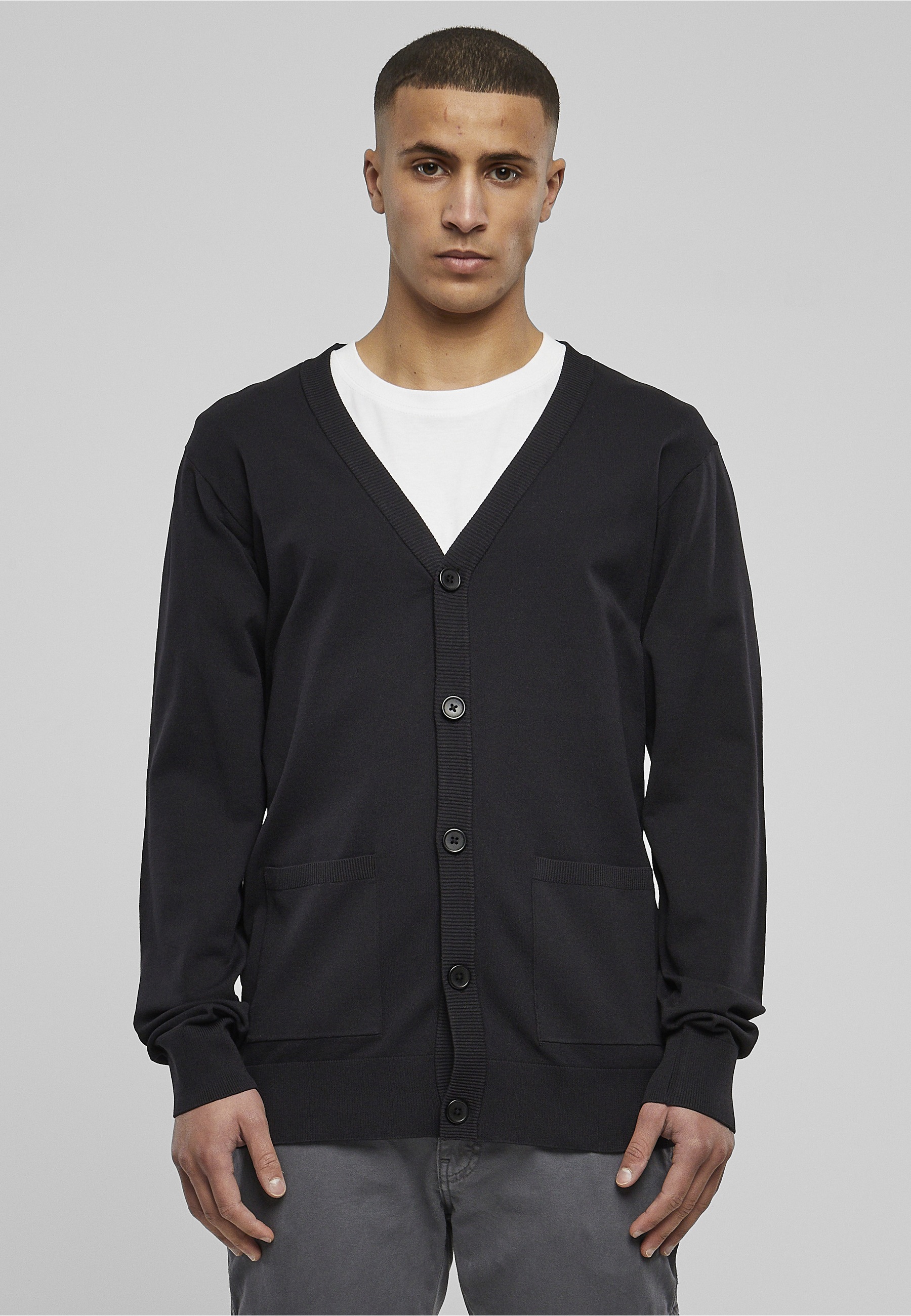 URBAN CLASSICS Cardigan »Urban Classics Herren Fine Cardigan« 1