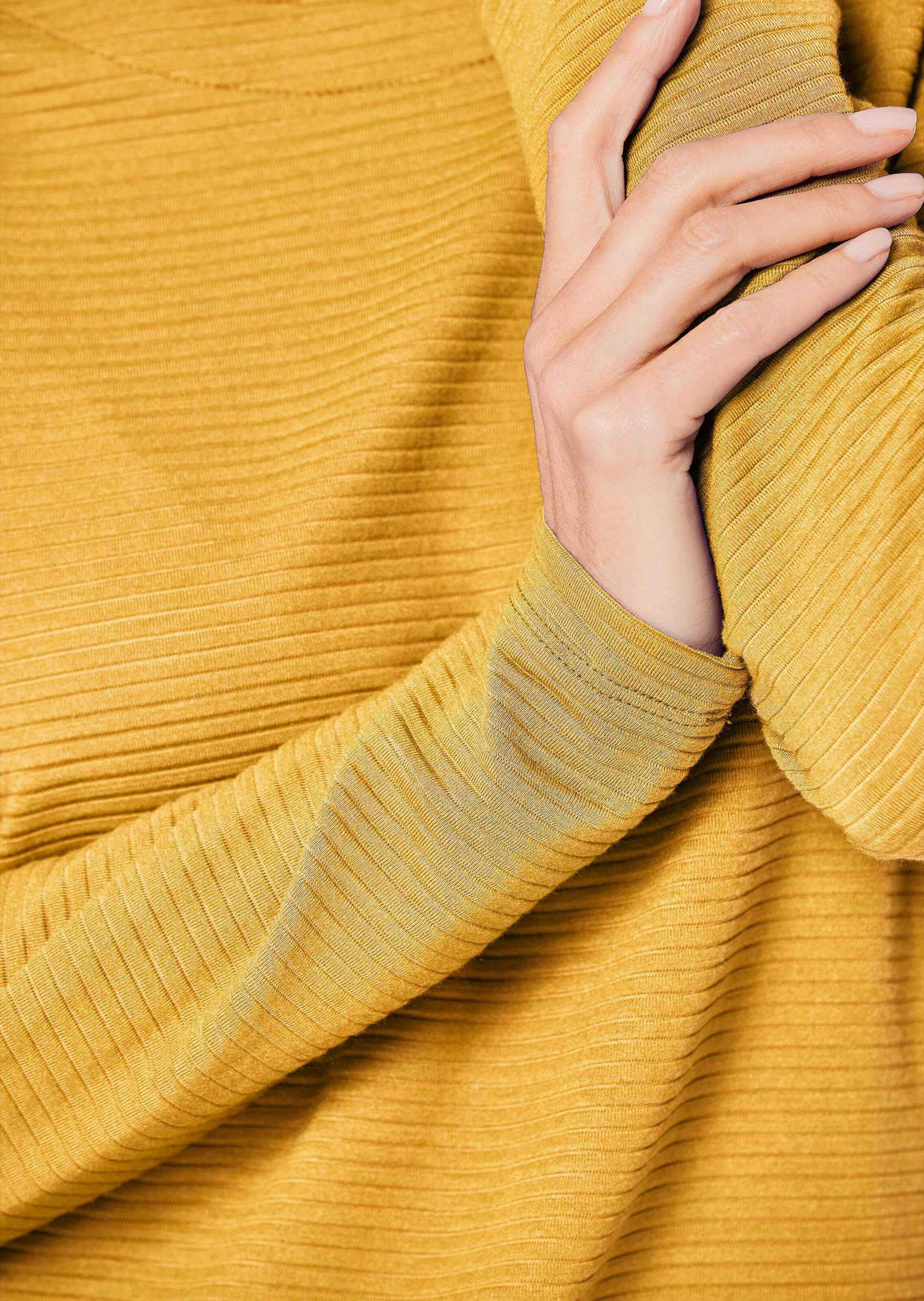 GOLDNER Kurzarmshirt »Kurzgröße Sweatshirt«