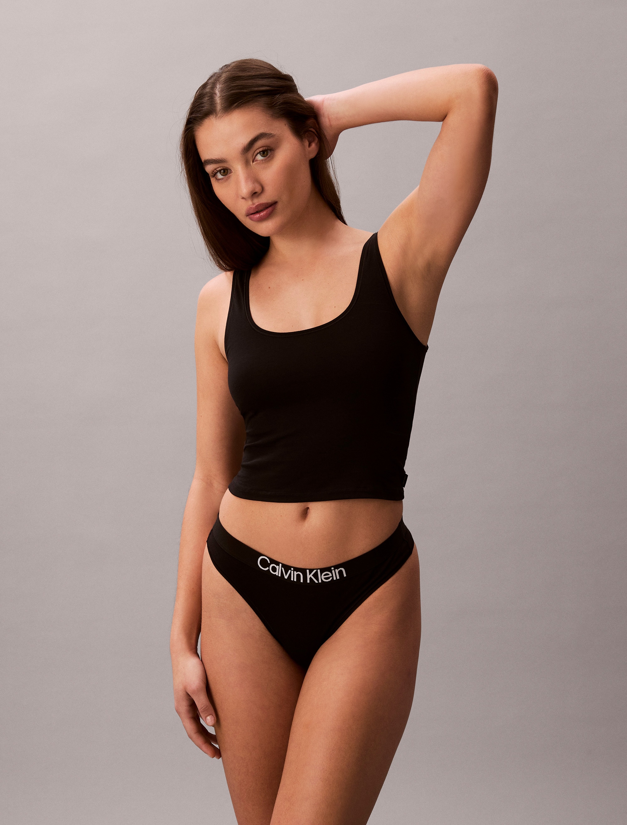 Calvin Klein Underwear Tanga »THONG 3PK« Packung, 3er-Pack,  Körpernahe Passform mit elastischem Bund