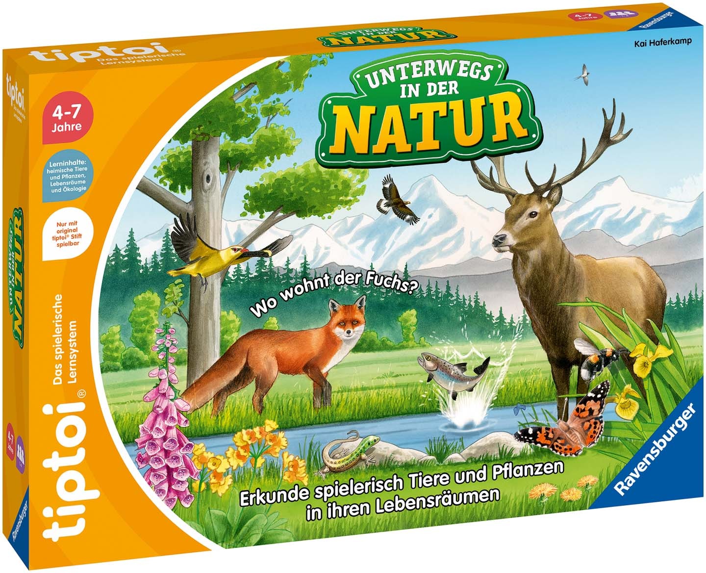 Ravensburger Spiel »tiptoi® Unterwegs in der Natur«, Made in Europe, FSC® - schützt Wald - weltweit