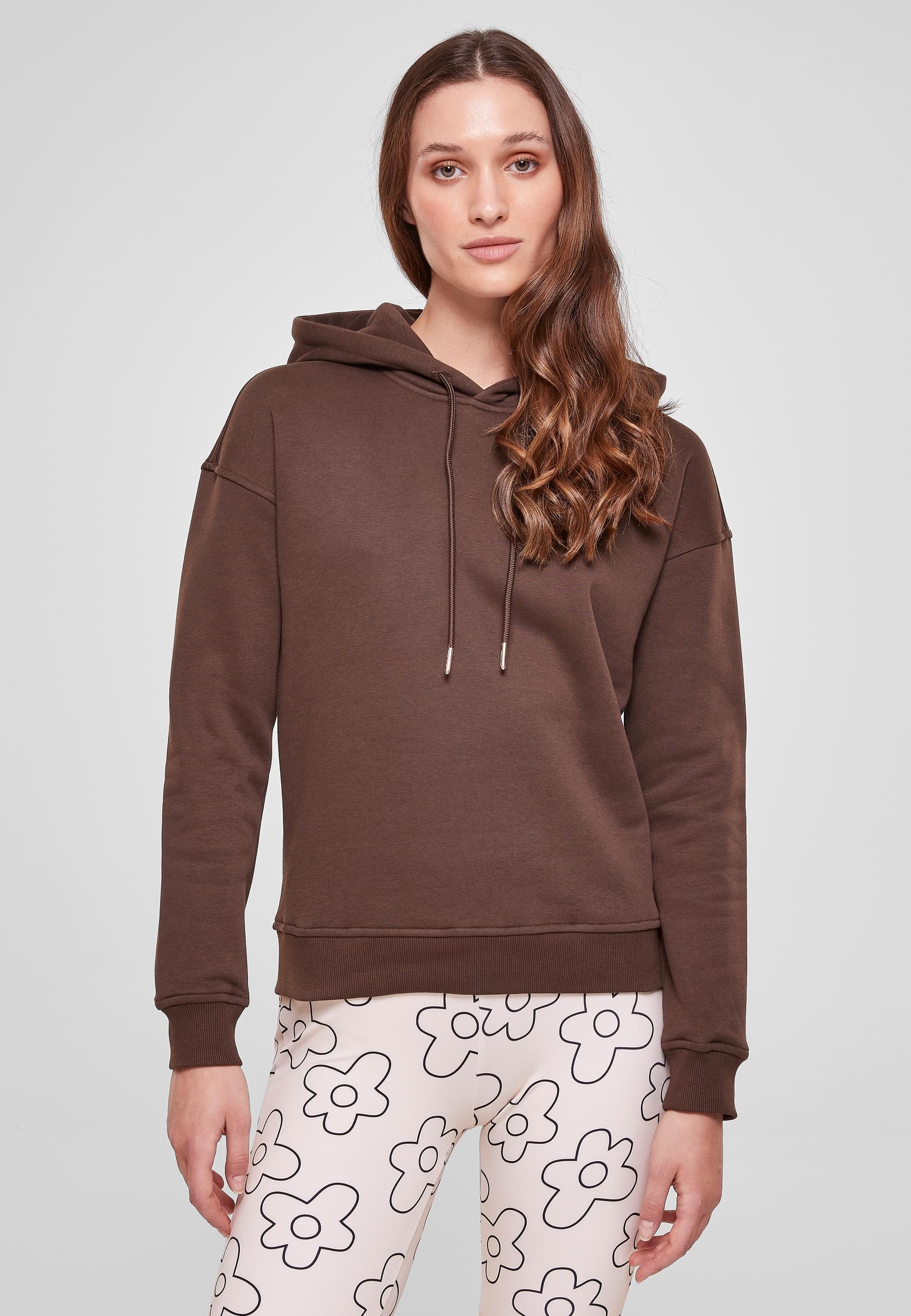 URBAN CLASSICS Rundhalspullover »Urban Classics Damen Ladies Hoody«, (1 tlg.)