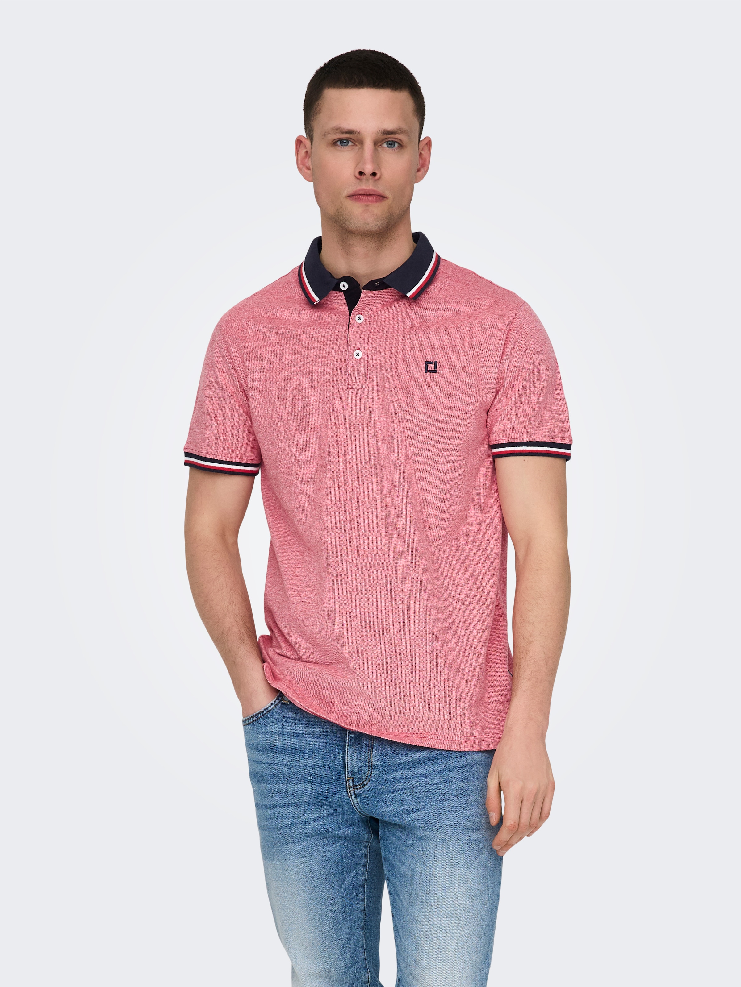 ONLY & SONS Poloshirt "ONSFLETCHER SLIM SS POLO NOOS" günstig online kaufen