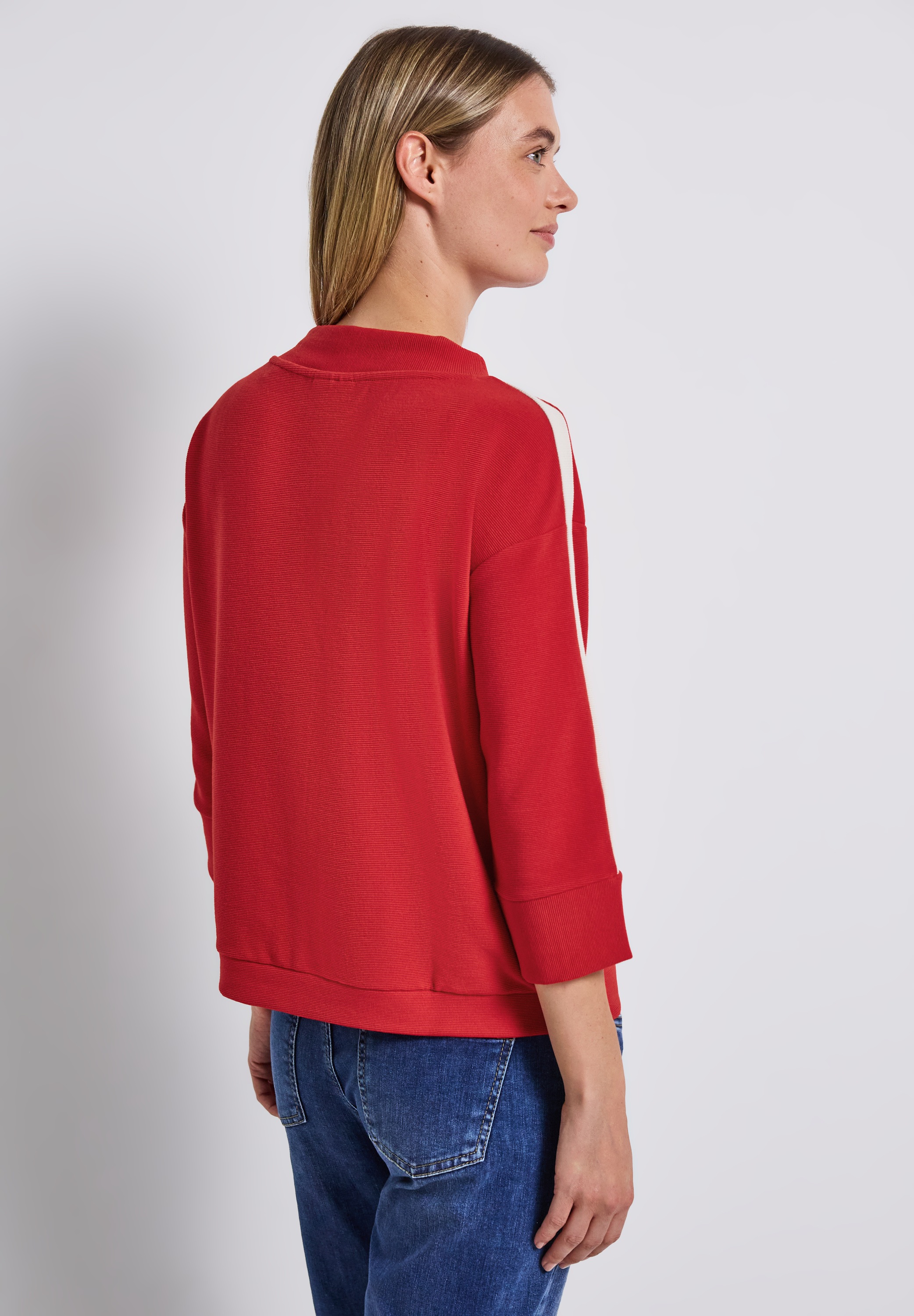 STREET ONE 3/4-Arm-Shirt, mit U-Boot-Ausschnitt günstig online kaufen