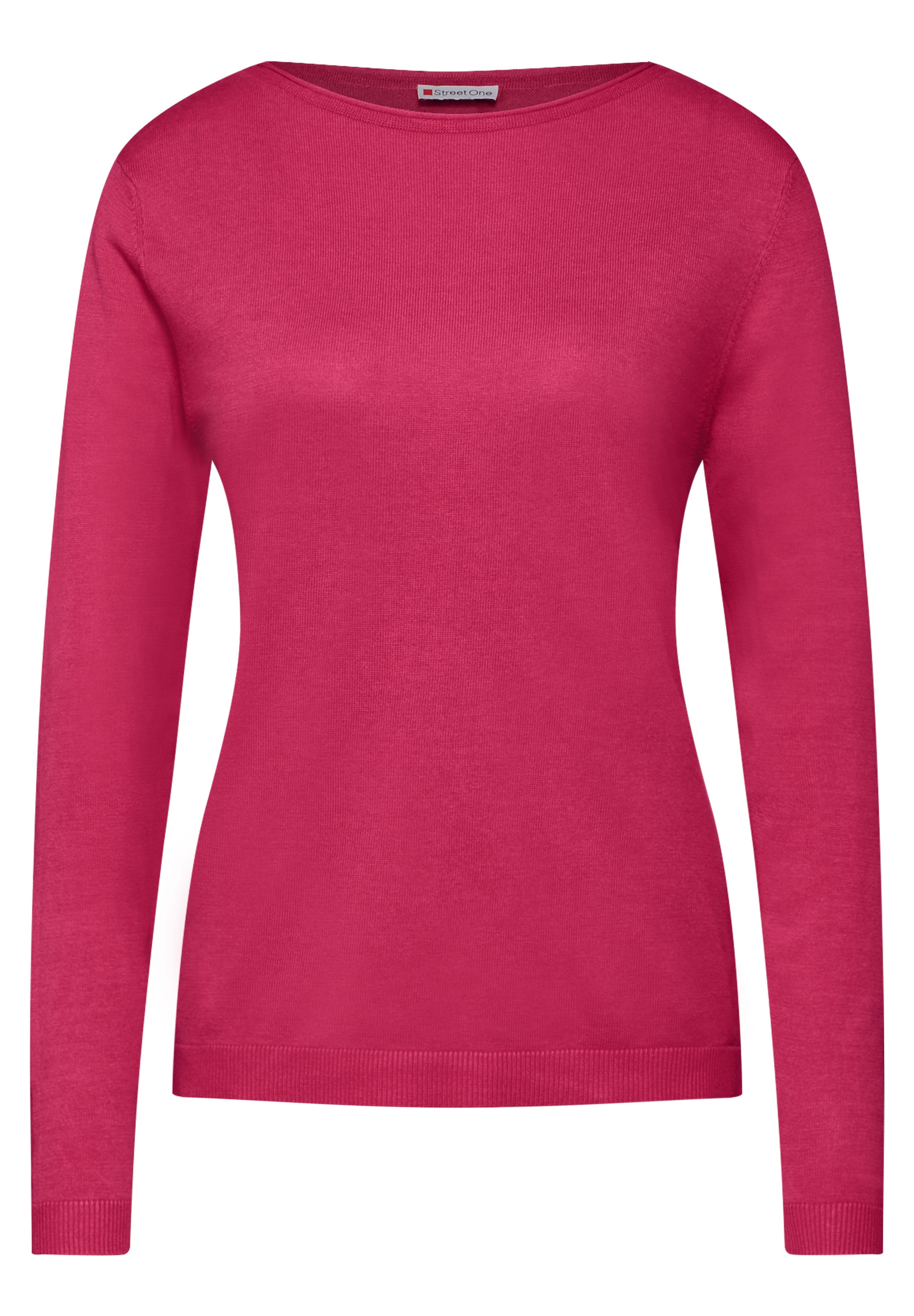 STREET ONE Strickpullover, mit U-Boot-Ausschnitt