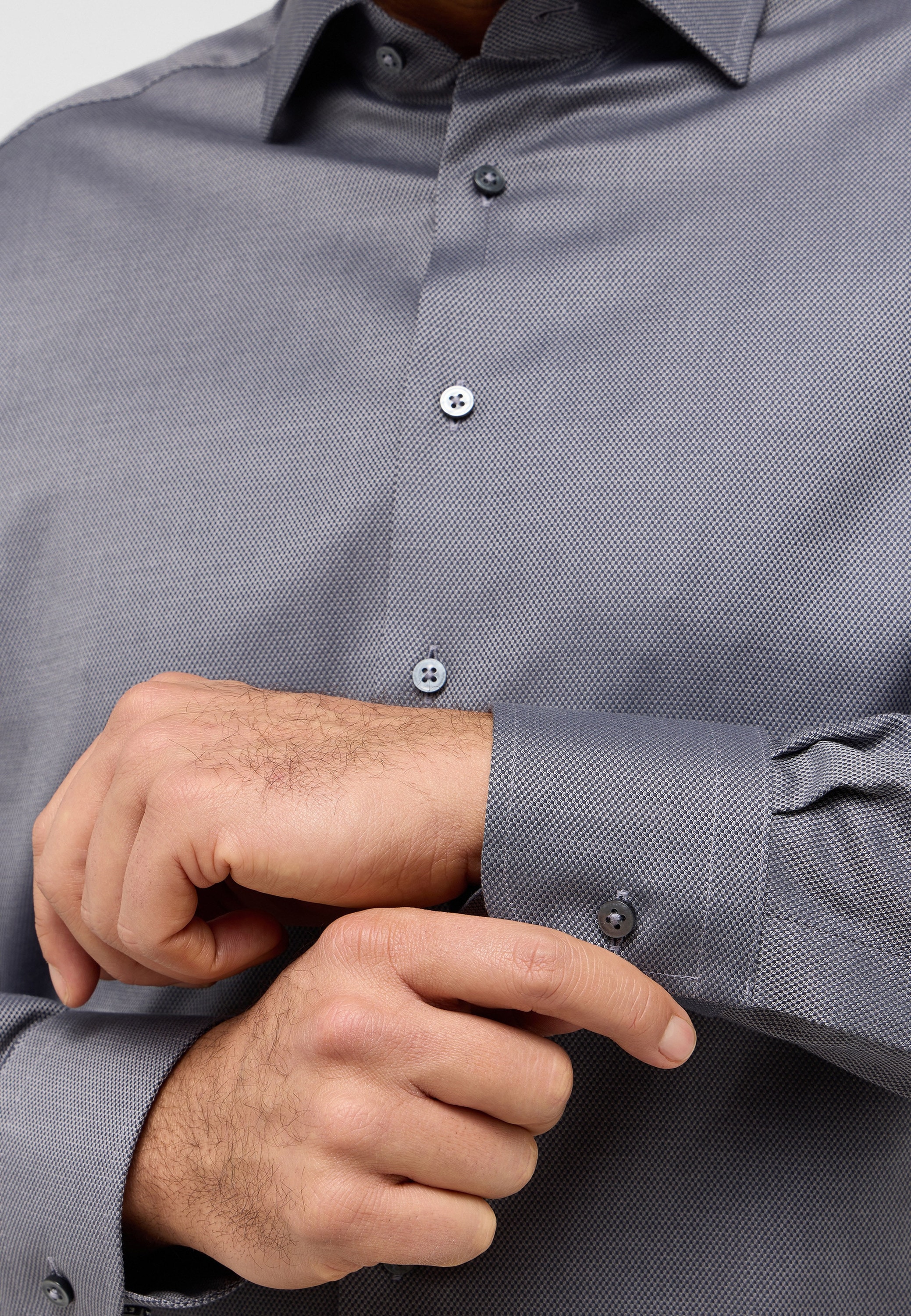 Eterna Langarmhemd »MODERN FIT«, NON IRON (bügelfrei)