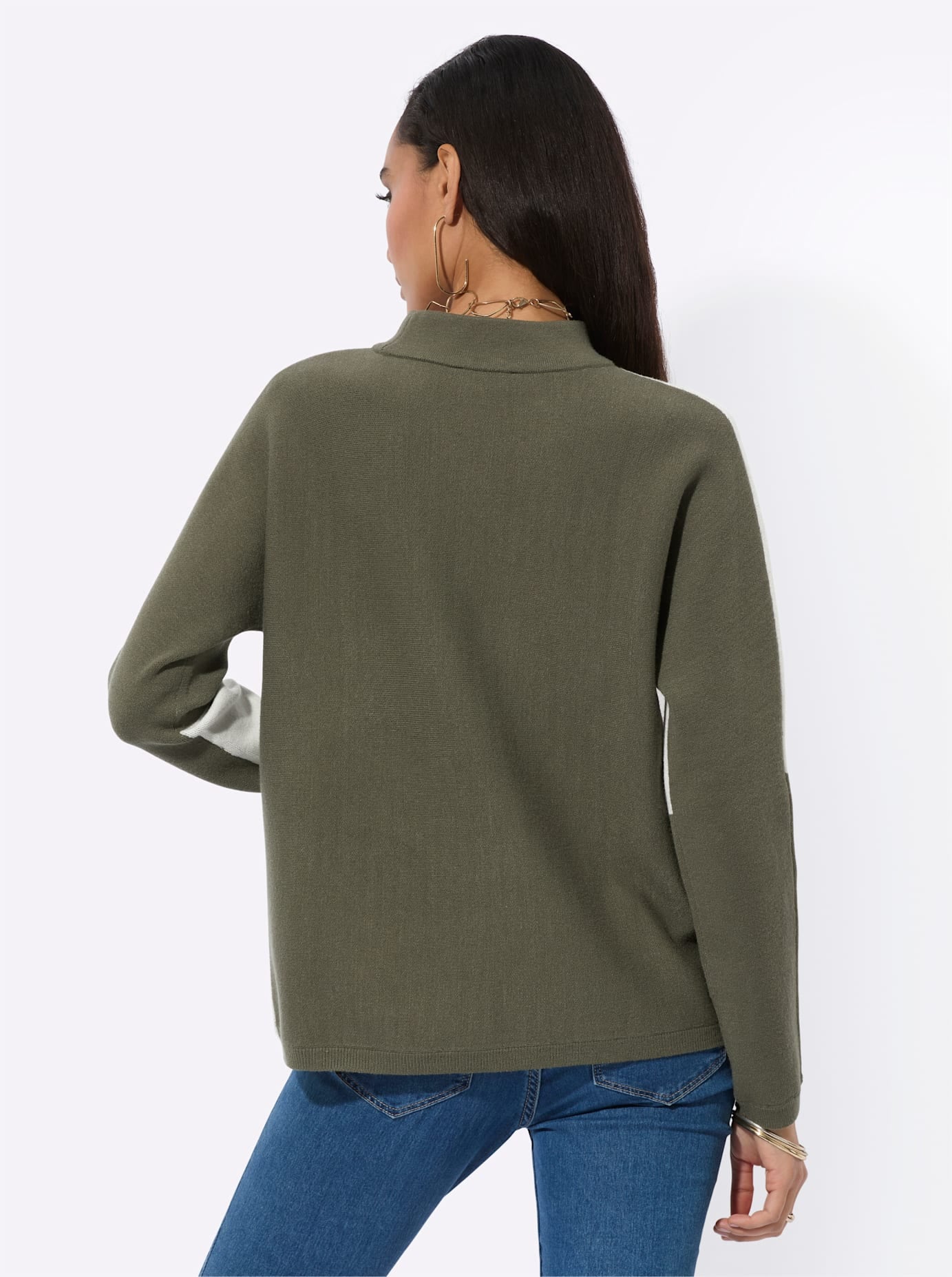 creation L Fledermauspullover »Jacquard-Pullover«