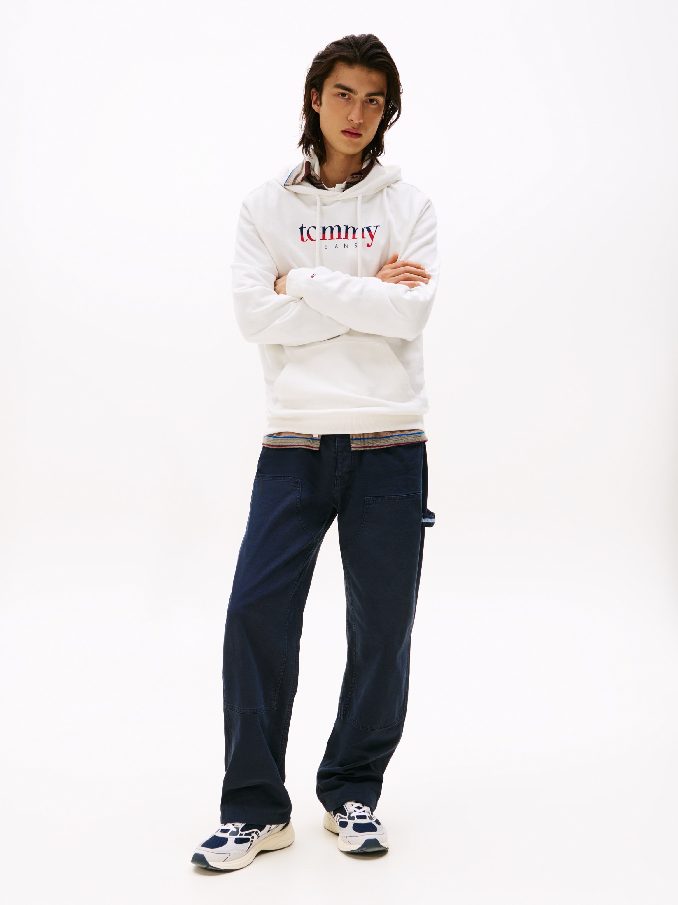 Tommy Jeans Hoodie »TJM DNA«, Sweatshirt, Reuglar Fit, mit Logo