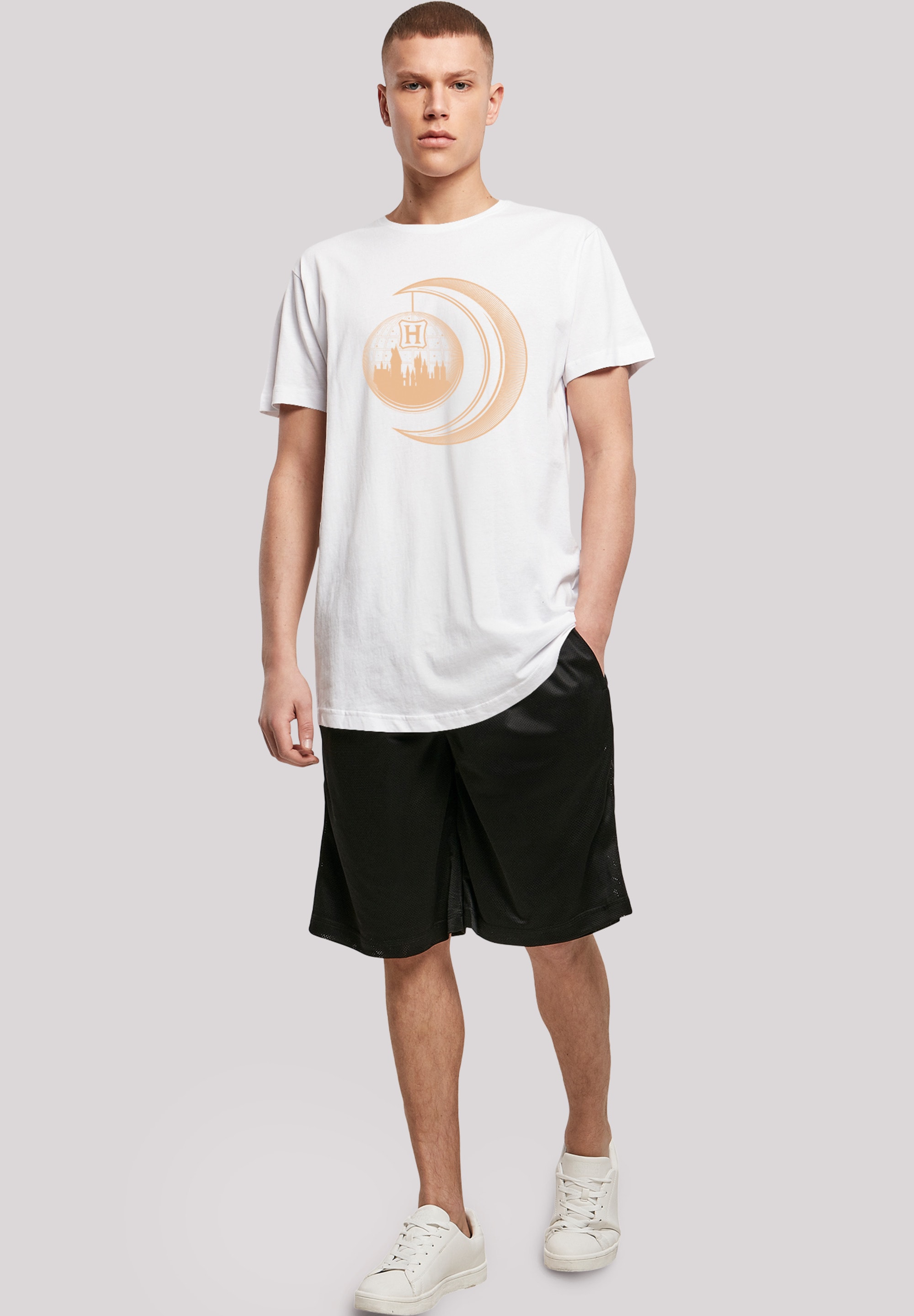 F4NT4STIC T-Shirt »Harry Potter Hogwarts Moon«, Print