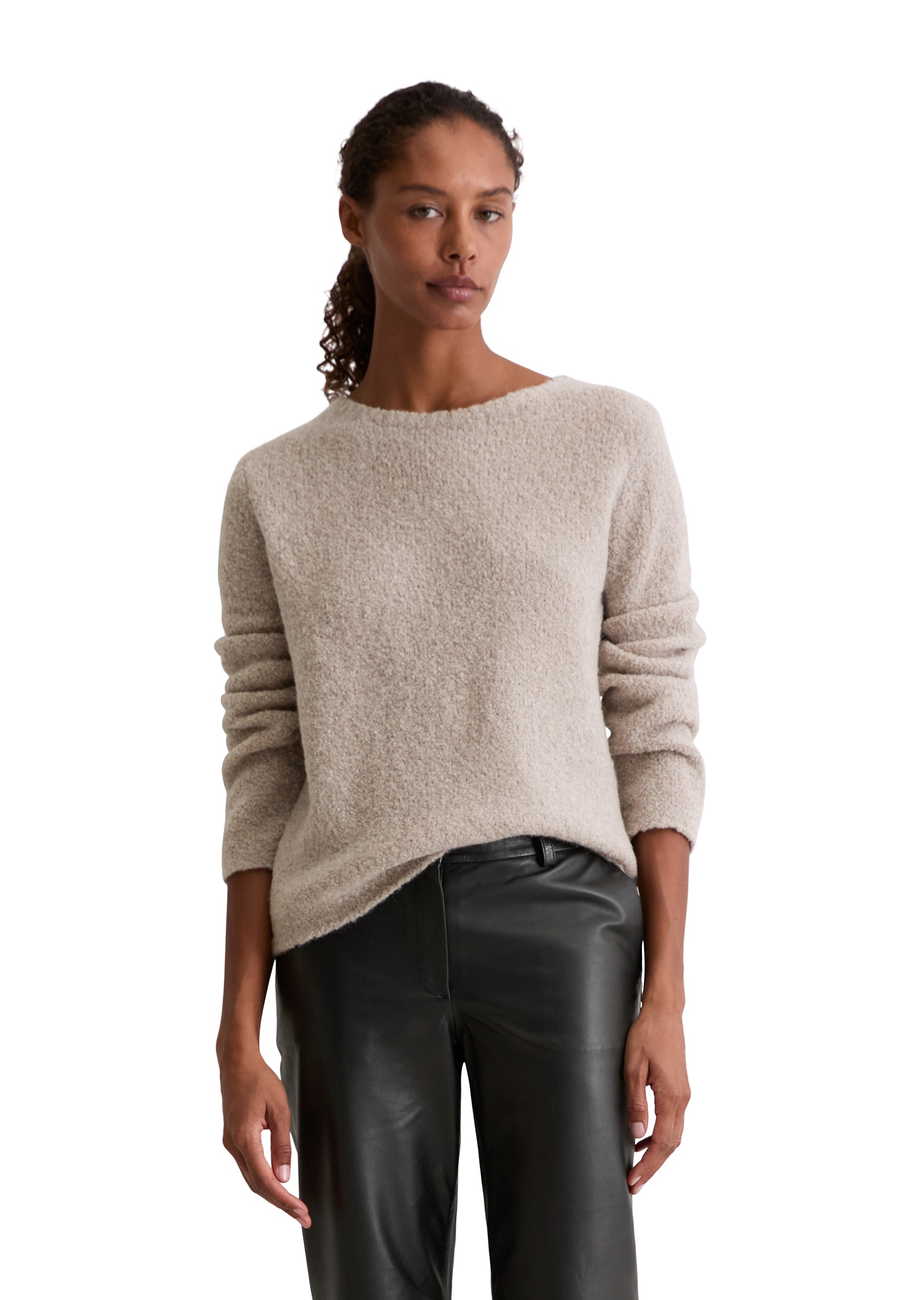 Marc OPolo Strickpullover "aus Schurwolle-Alpakawolle-Mix" günstig online kaufen