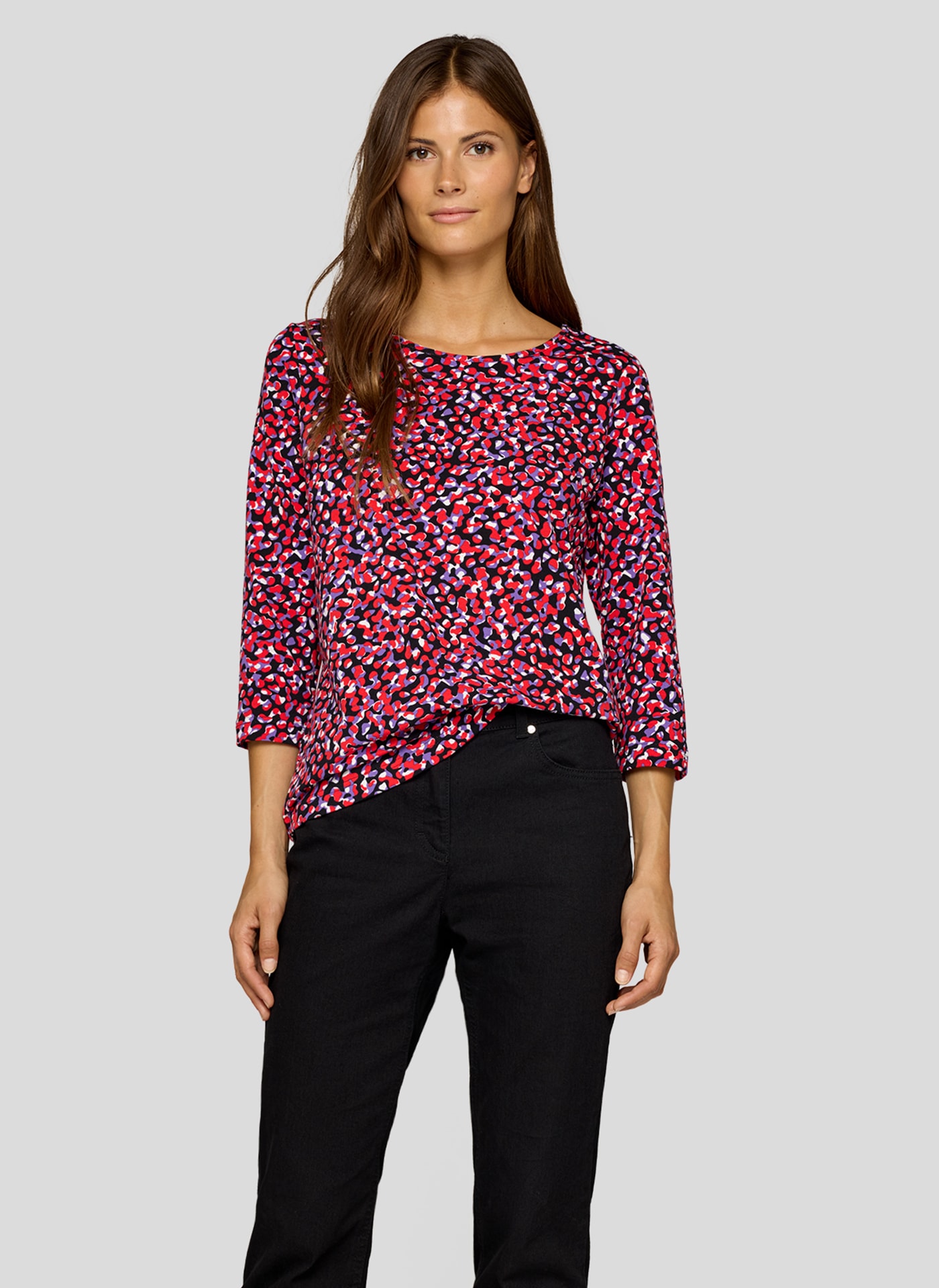Rabe 3/4-Arm-Shirt, Sommershirt mit All-Over Print günstig online kaufen