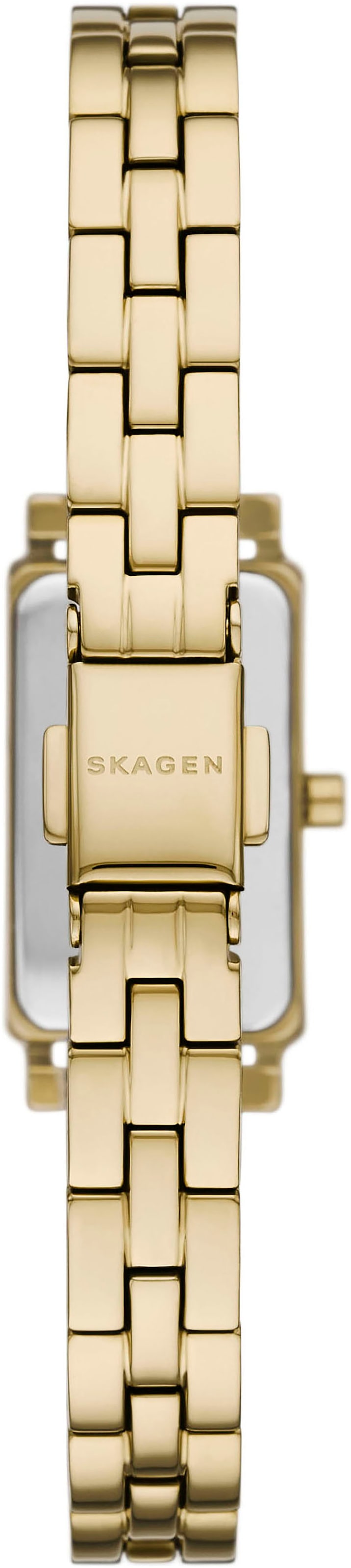 Skagen Quarzuhr »HAGEN MICRO«, Armbanduhr, Damenuhr, Edelstahlarmband, analog