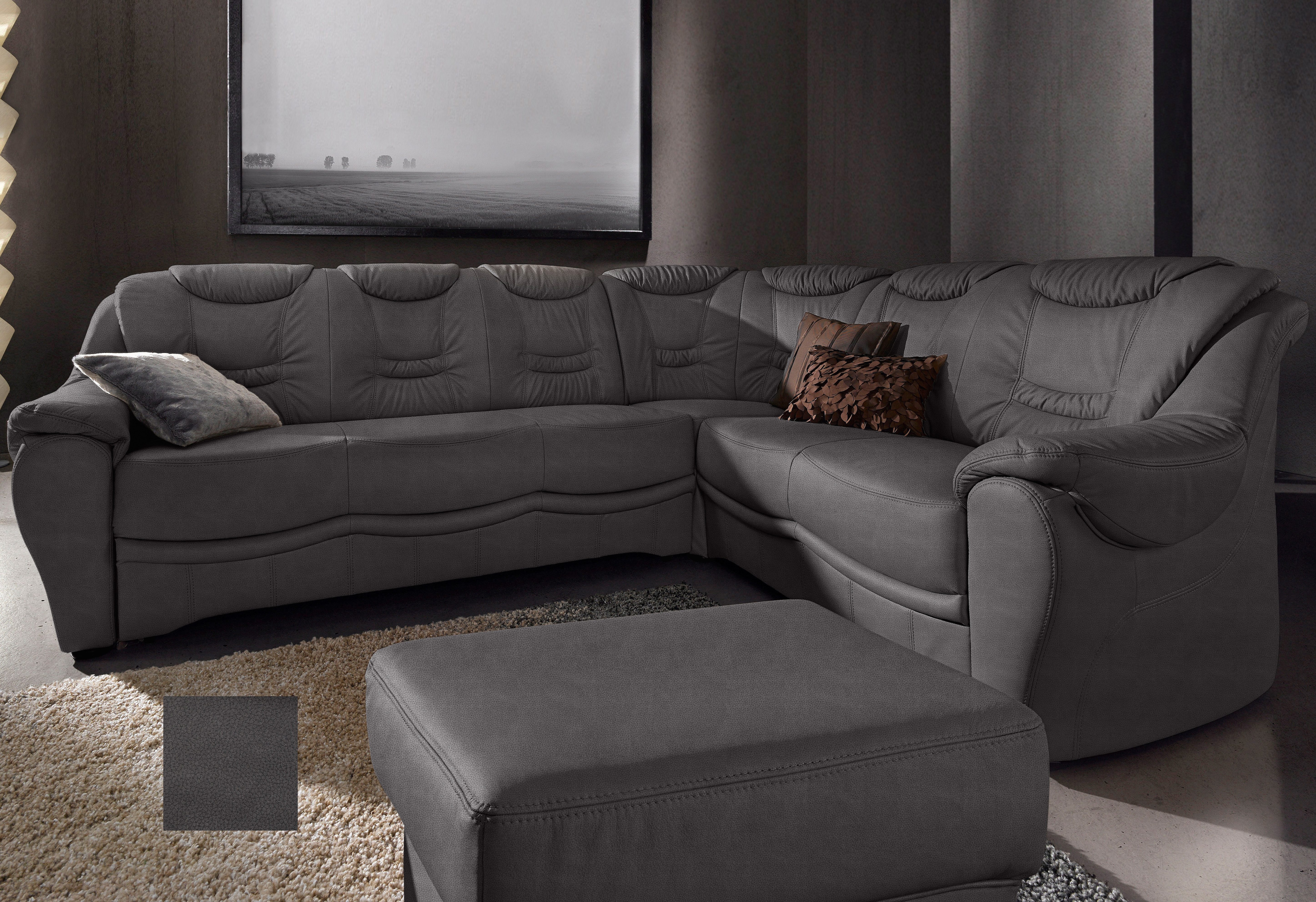 sit&more Ecksofa "Benson L-Form" wahlweise mit Schlaffunktion