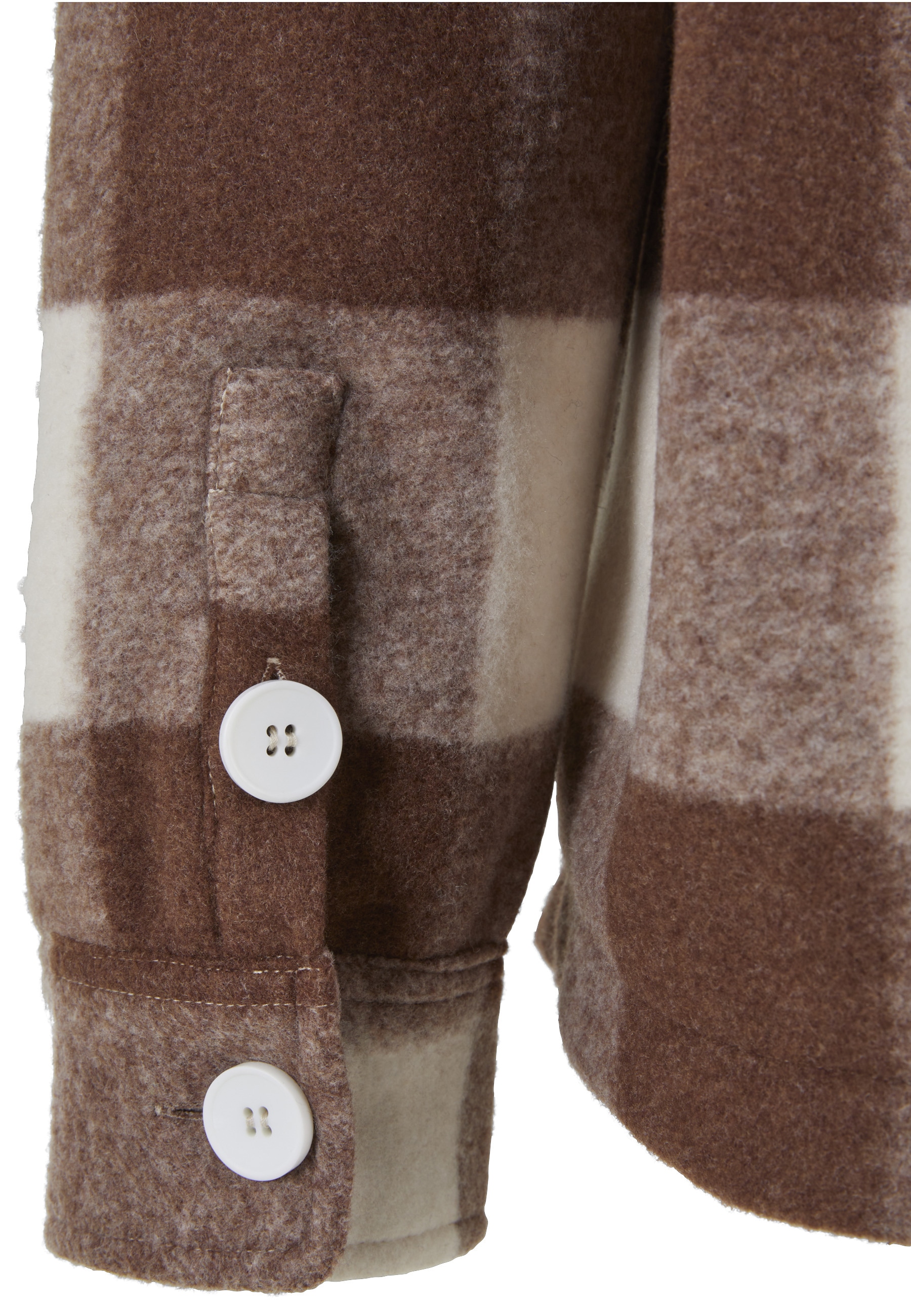 URBAN CLASSICS Allwetterjacke »Urban Classics Big Check Jacket With Hood« 1 Stk. tlg. mit Kapuze