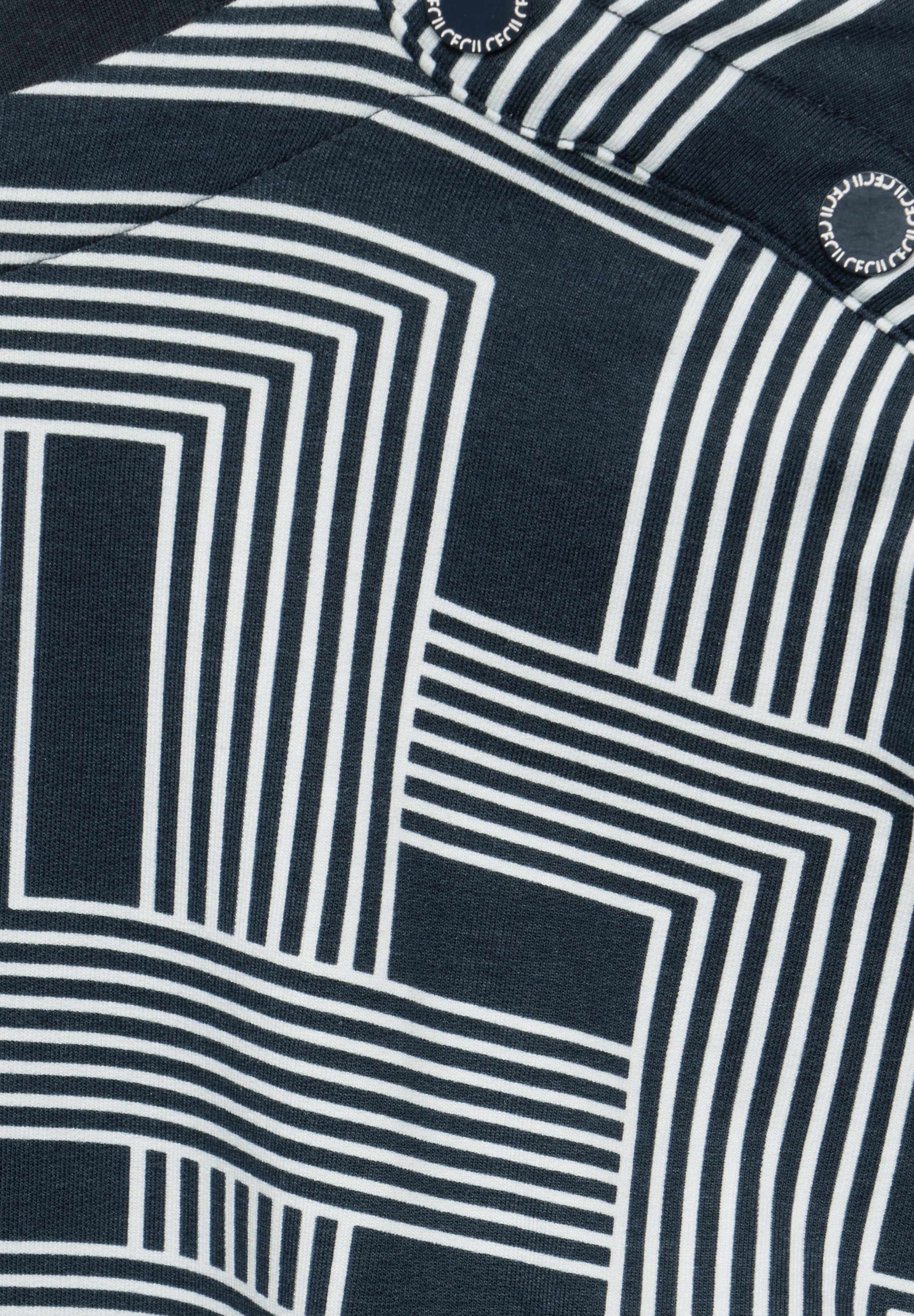 Cecil Langarmshirt, mit U-Boot-Ausschnitt