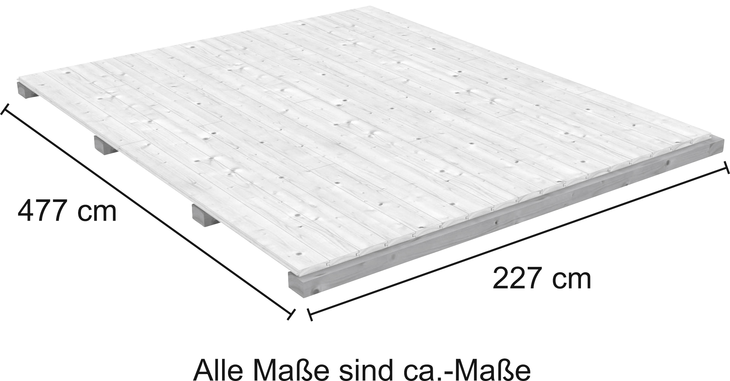 LASITA MAJA Gartenhaus-Fußboden "Axel 230", für Gartenhäuser günstig online kaufen